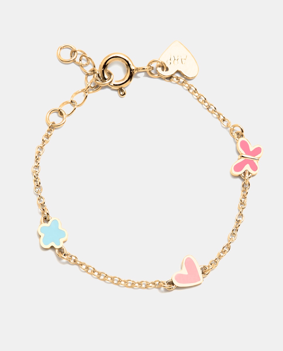 Pulsera de niña Bebé de plata y esmalte - Agatha Ruiz de la Prada - Multicolor Multicolor-1