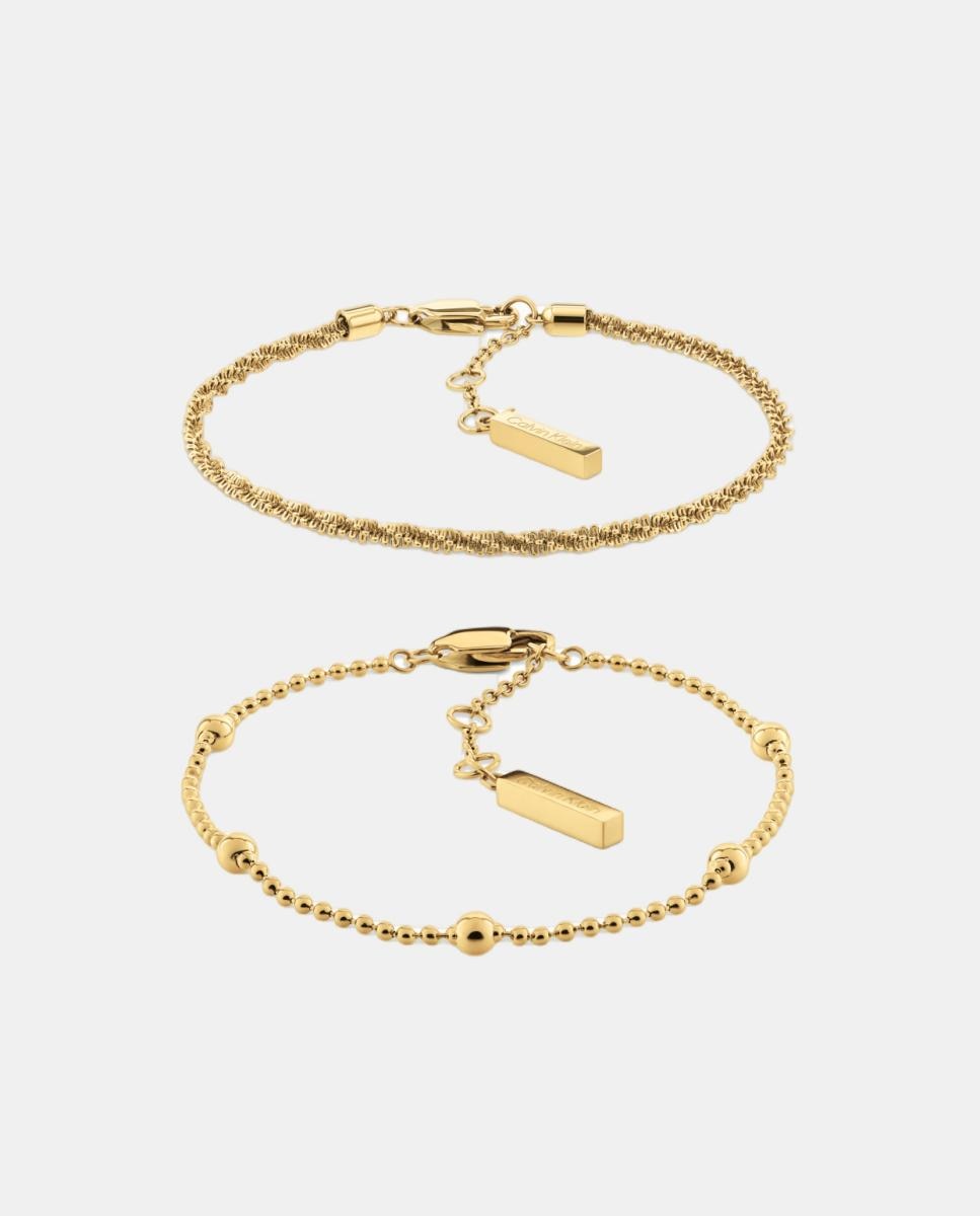 Pulsera Layered de acero - Calvin Klein - Dorado Dorado-1