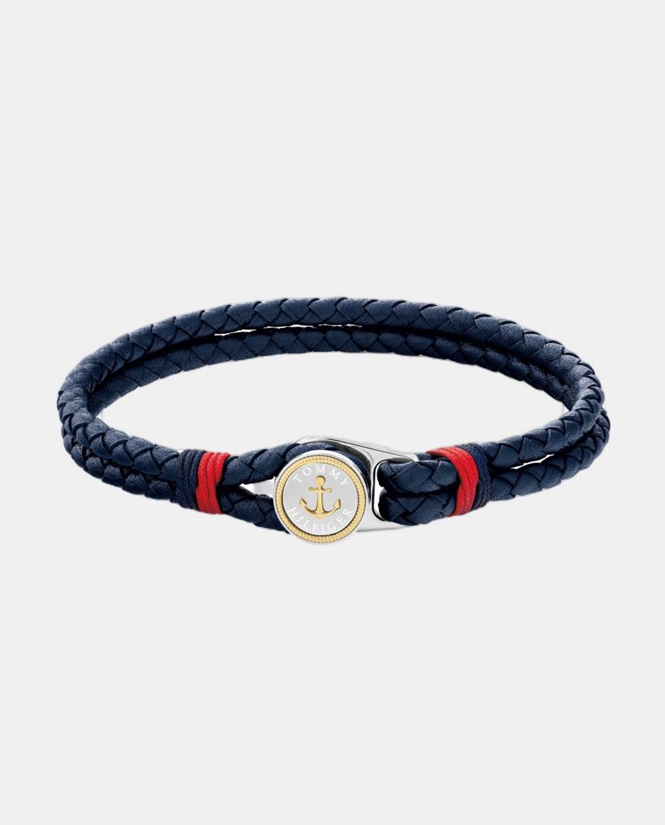 Imagem 0 de Pulseira Nautical de pele e aço