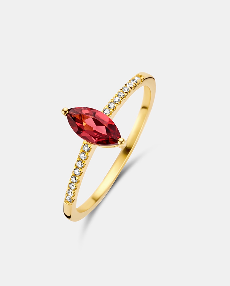 DPT Antwerp - Anillo Sweet Escape Pyrope de plata.