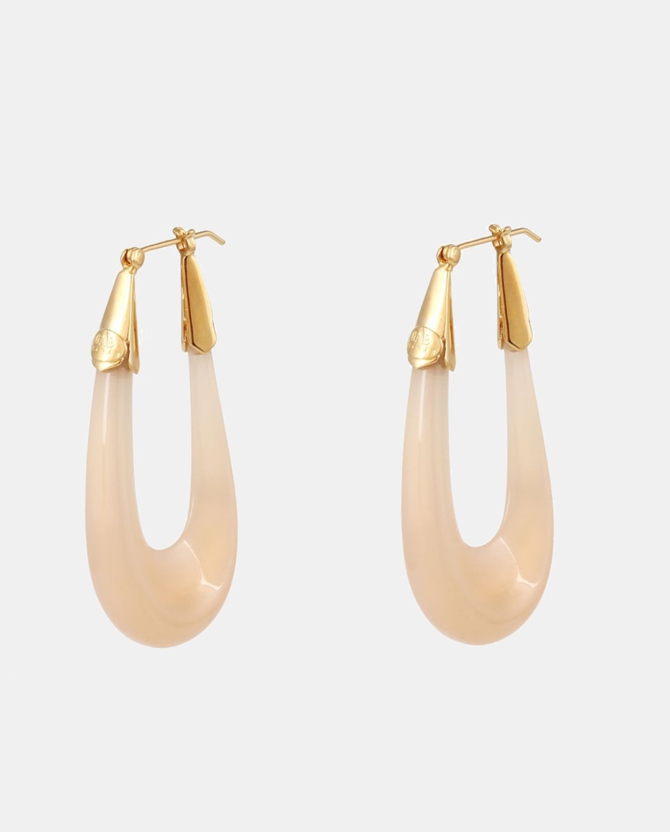 GAS Bijoux - Pendientes Ecume dorados.