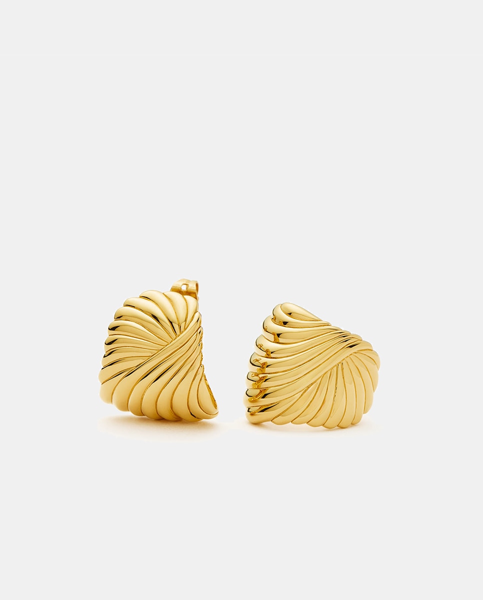 Imagen 0 de Pendientes Oversized Studs dorados Oro
