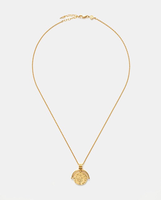 Imagen 0 de Collar Moneda Arco Romano Lucy Williams dorado