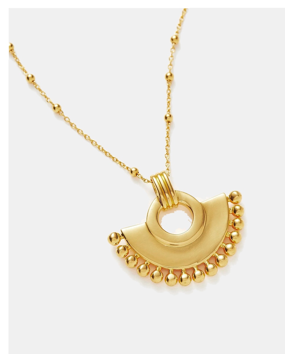 Imagen 2 de Collar Abanico Zenyu dorado - Missoma - Oro Oro