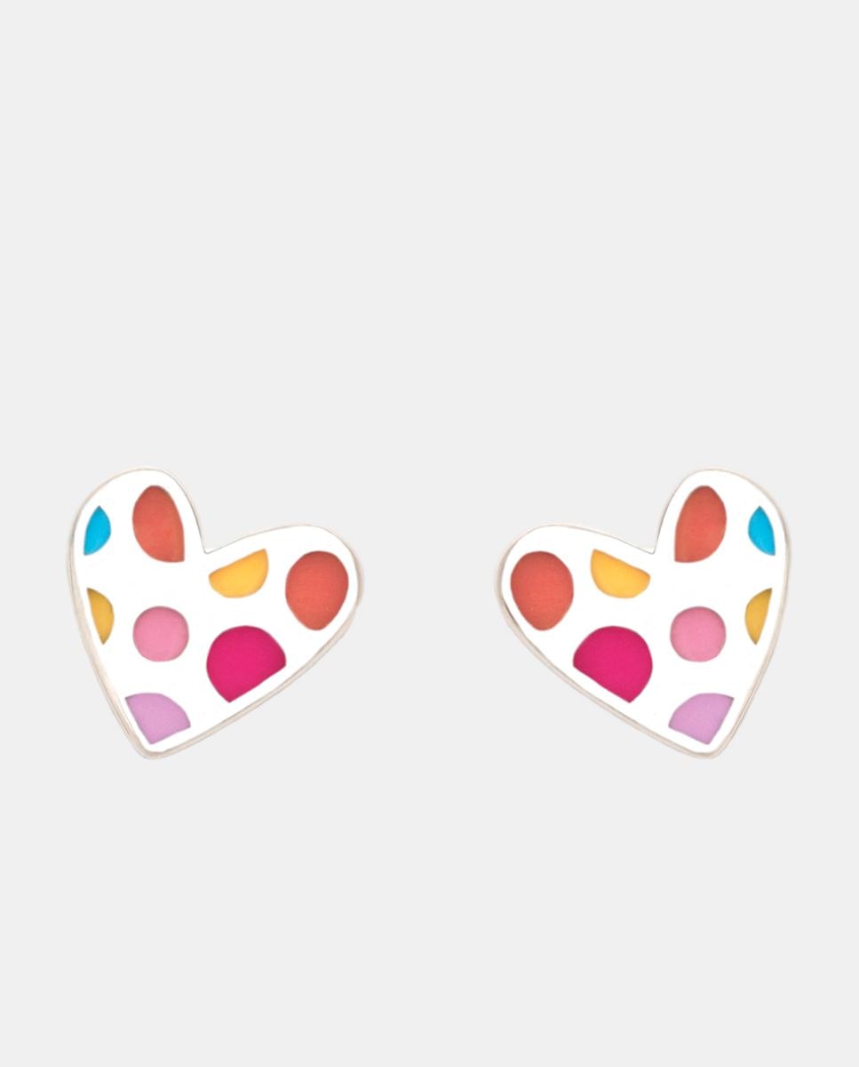 Imagen 0 de Pendientes Diversiones Corazones topos Multicolor