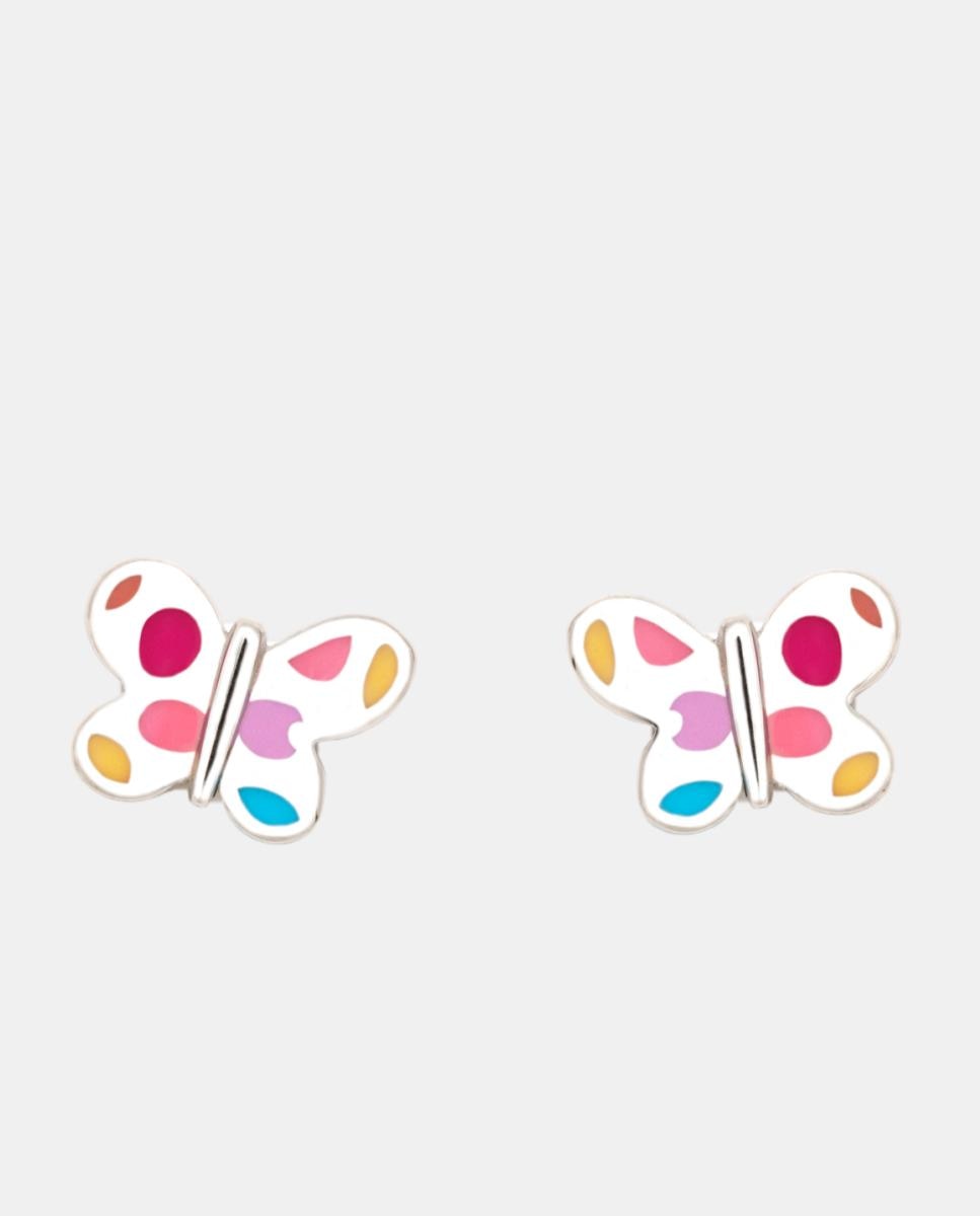Imagen 0 de Pendientes Diversiones Mariposa topos Multicolor