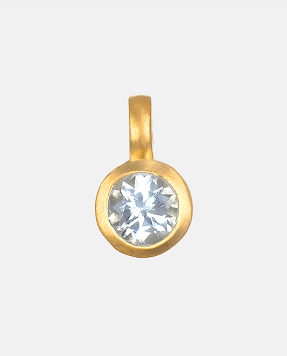 Charm Aquamarine dorado Azul claro Satya Jewelry Azul claro-1