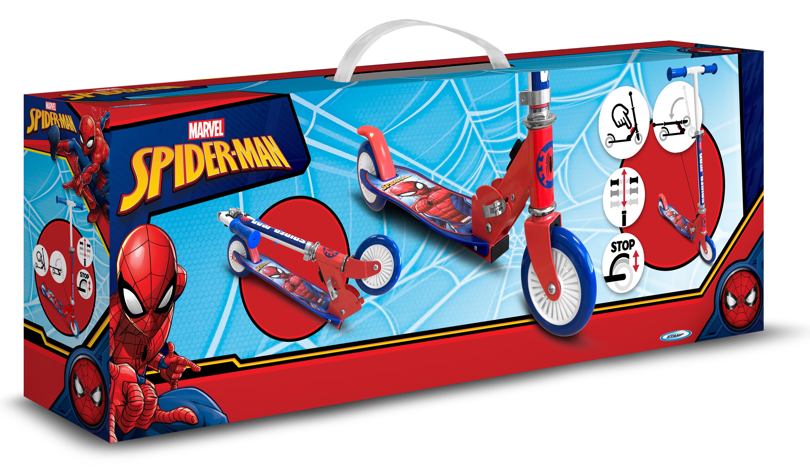 Patinete plegable Spiderman Marvel 2