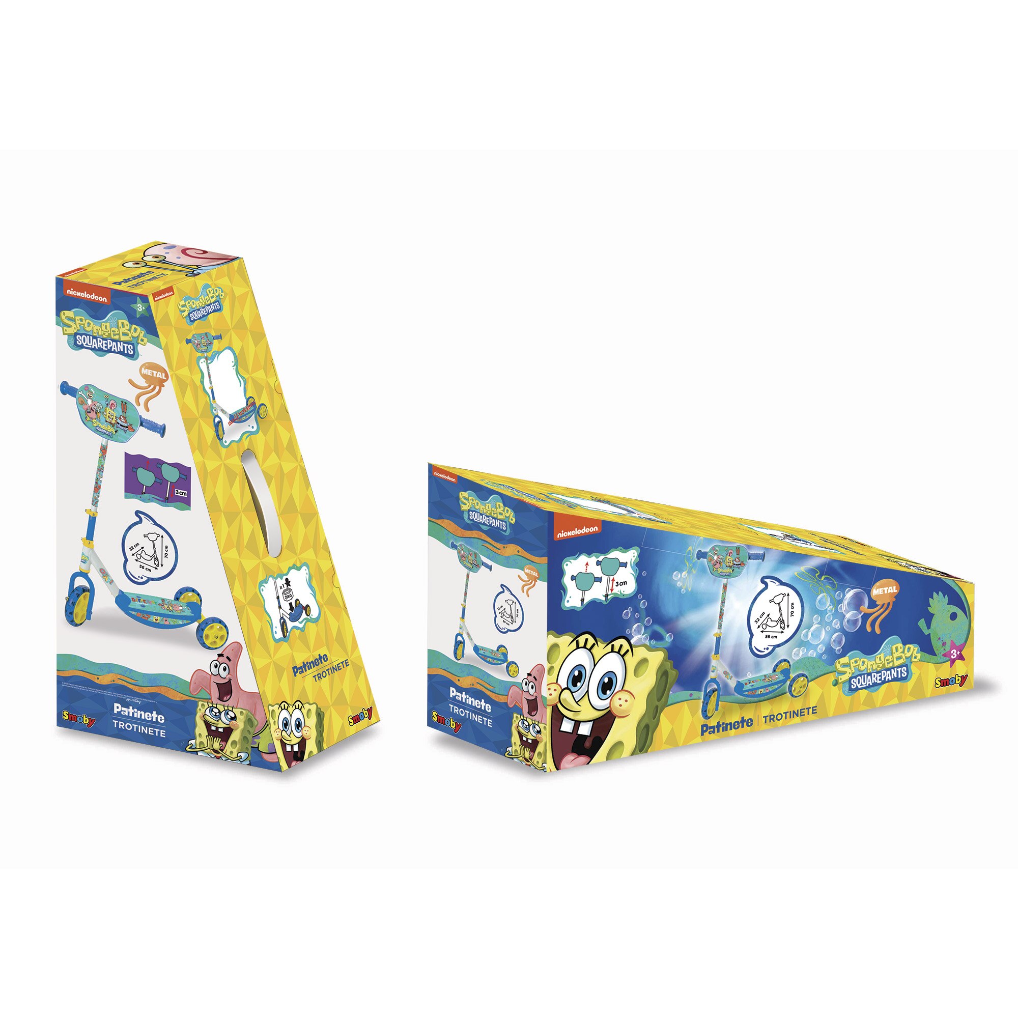 Patinete 3 ruedas Bob Esponja 2