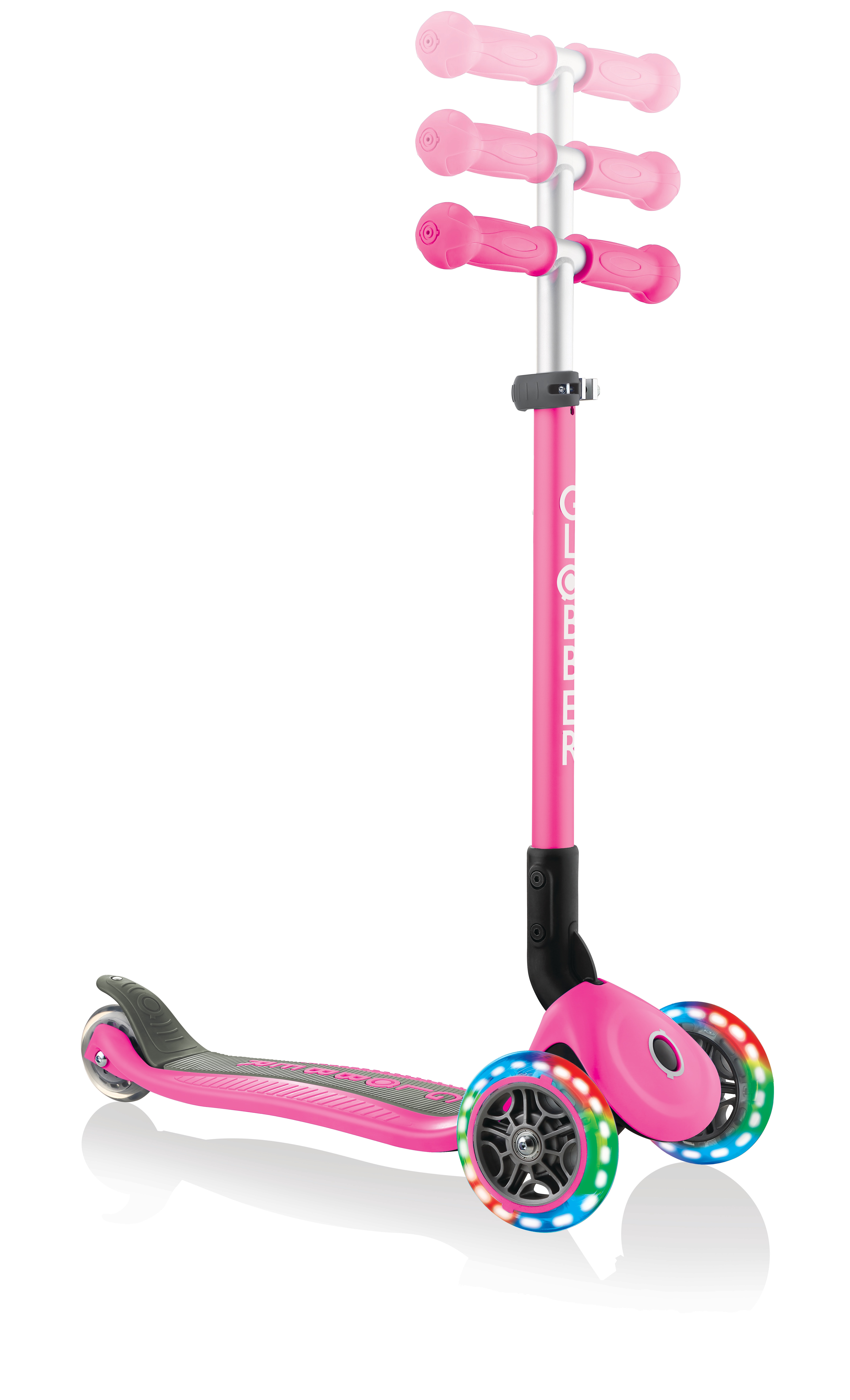 Patinete Primo Lights Deep rosa Globber 2