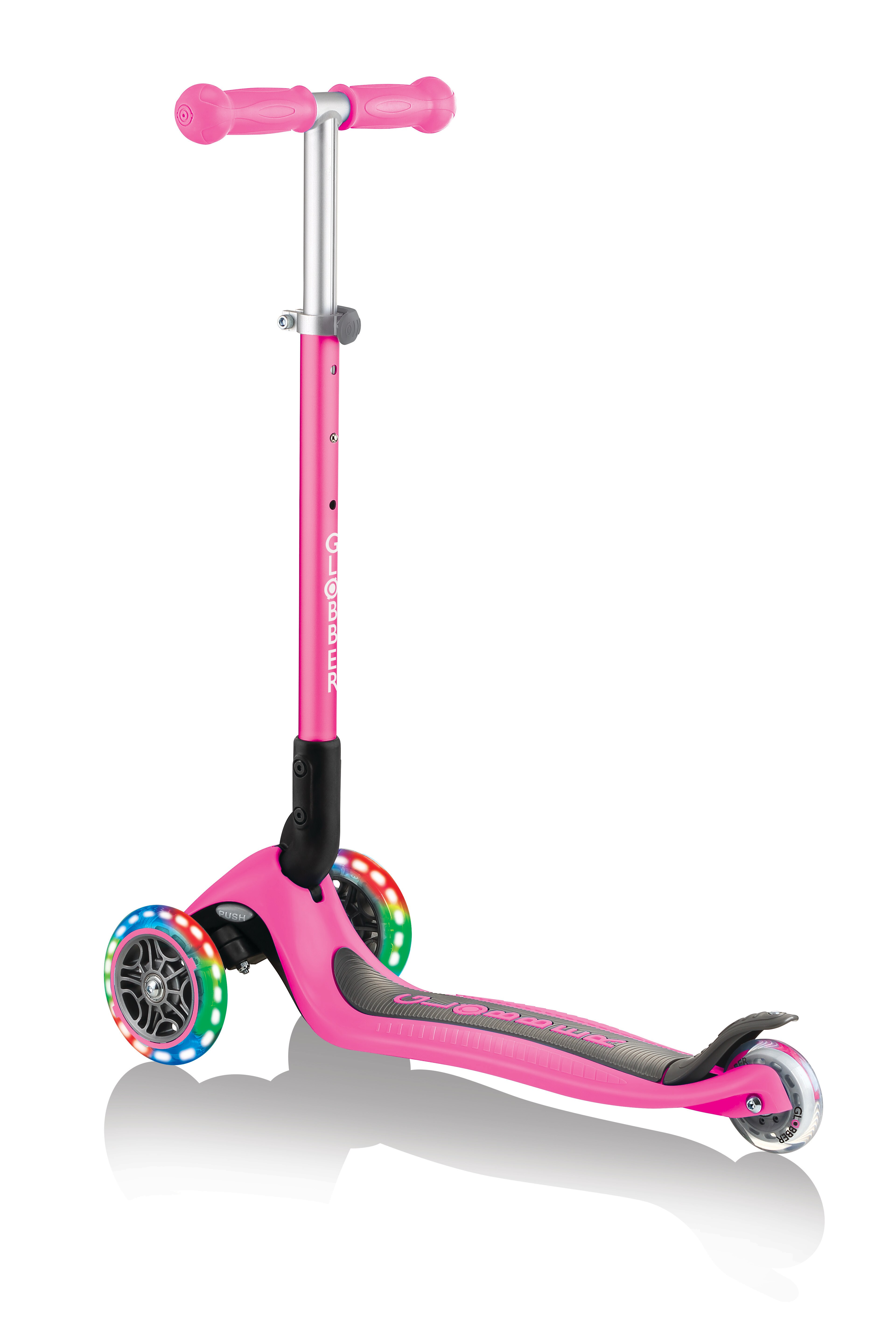 Patinete Primo Lights Deep rosa Globber 4