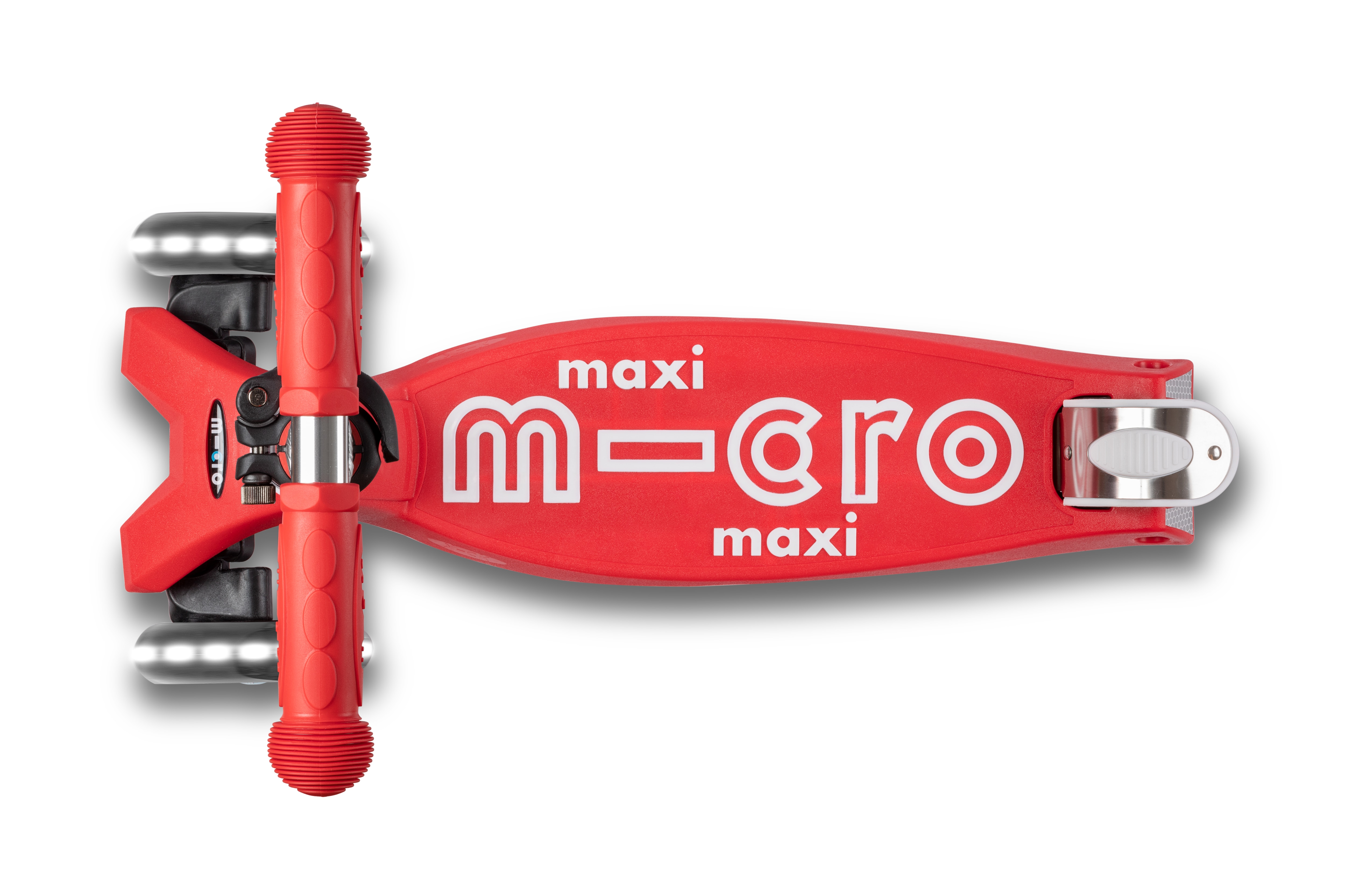 Patinete Maxi Micro Deluxe LED Rojo 3