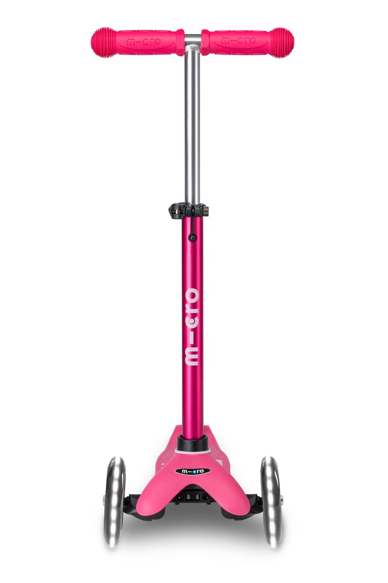 Patinete Mini Micro Deluxe LED Rosa 2