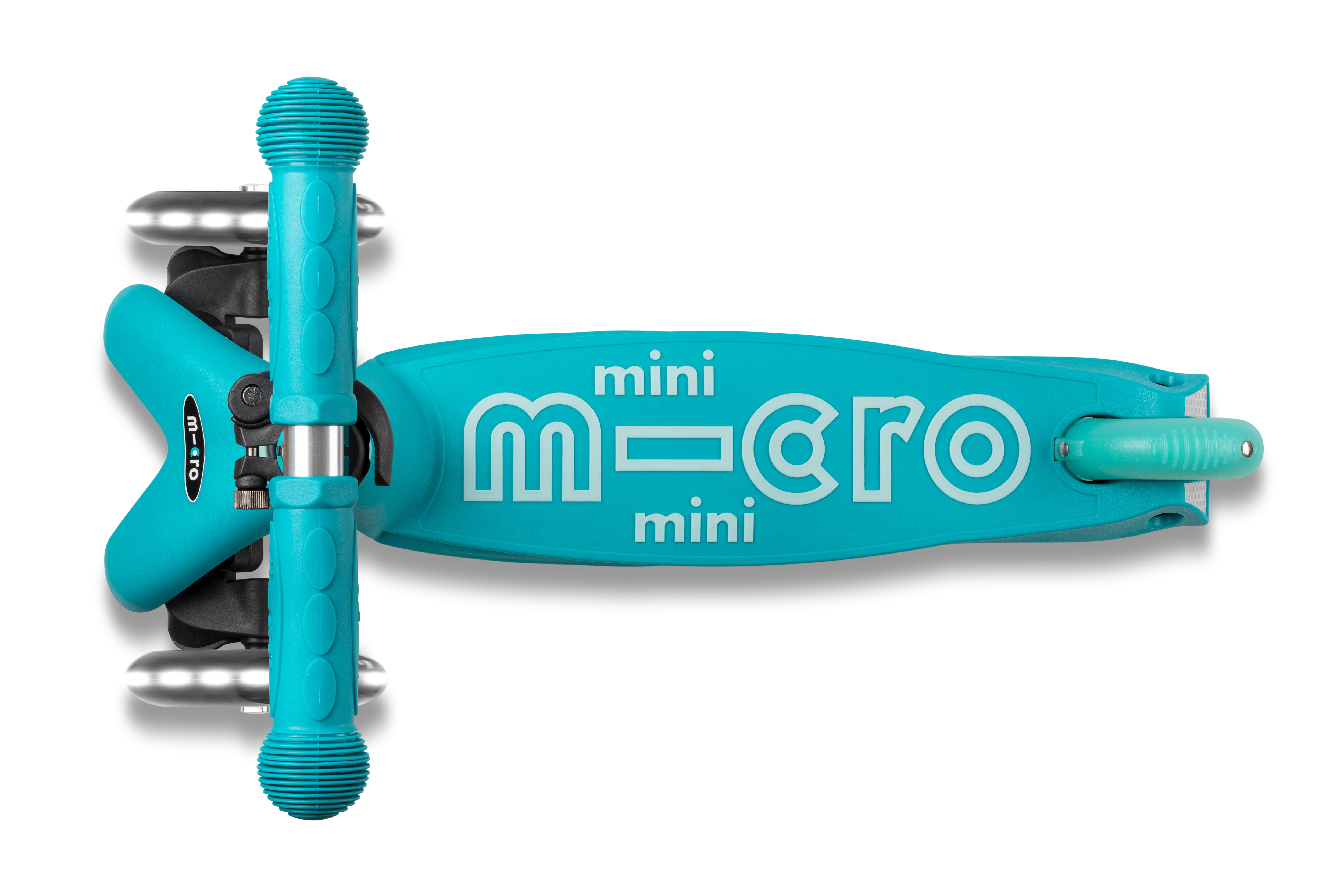 Patinete Mini Micro Deluxe LED Aqua 3