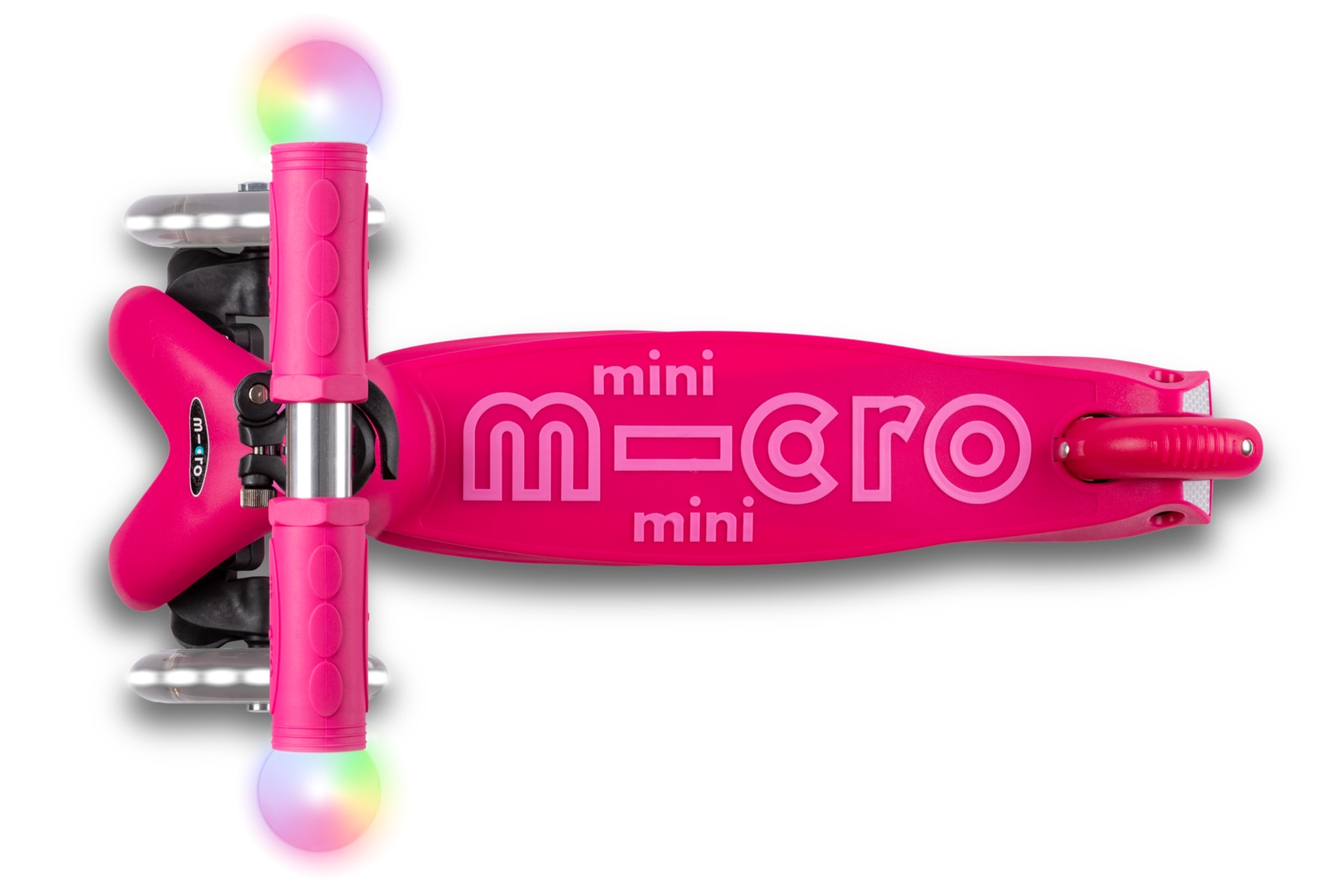 Patinete Mini2Grow Deluxe Magic LED Rosa Micro 17