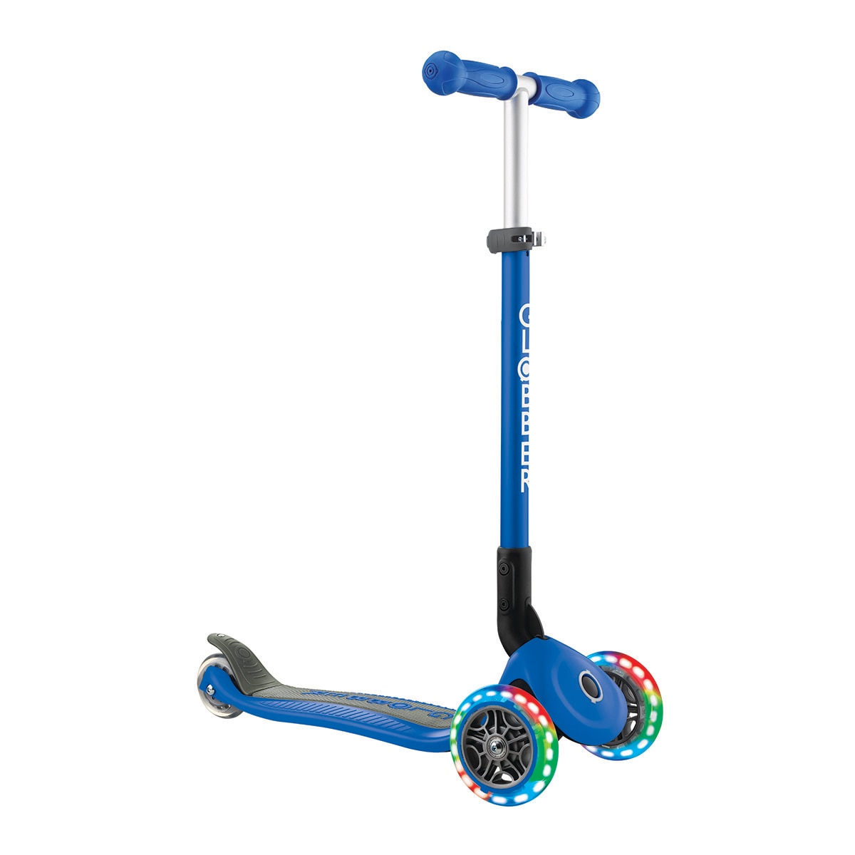 Globber - Patinete Primo Plegable de Luces Azul Globber.