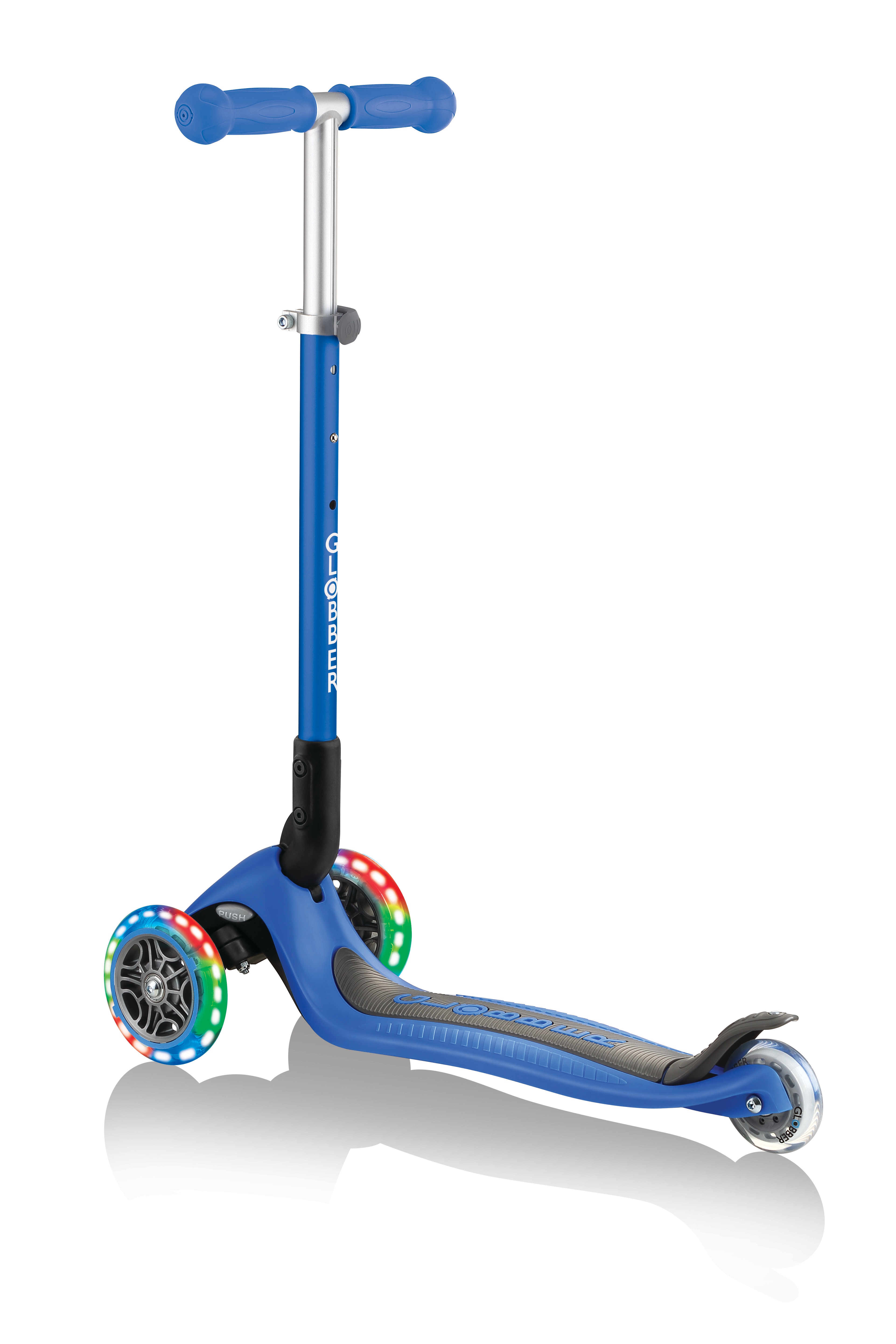 Patinete Primo Plegable de Luces Azul Globber 3