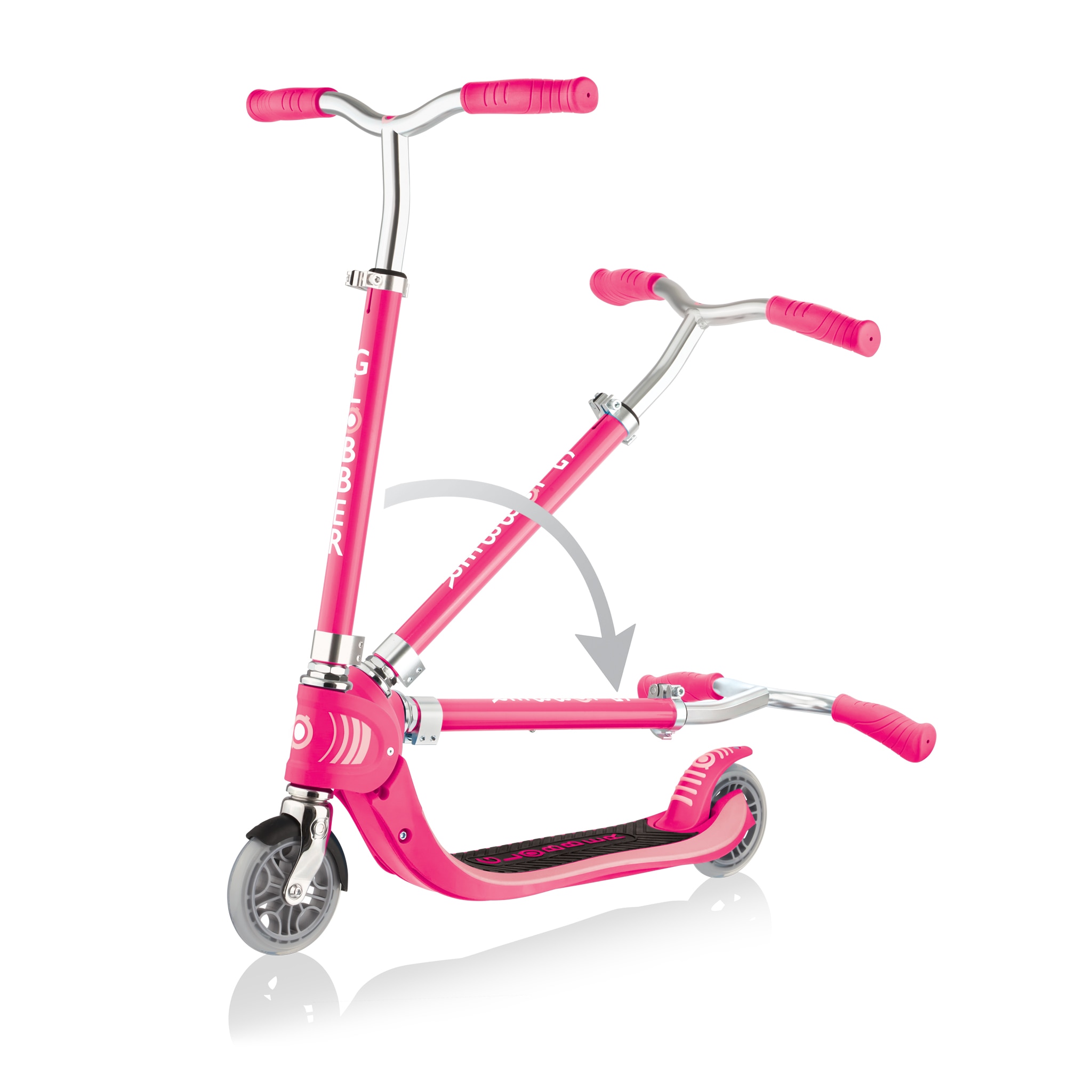 Patinete Flow Plegable 125 Fucsia Globber 4