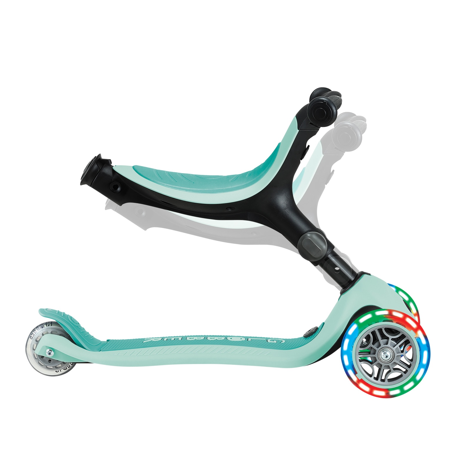 Patinete Go Up Active luces Menta Globber 4