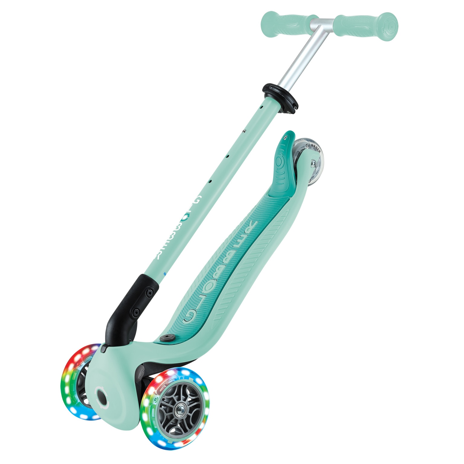 Patinete Go Up Active luces Menta Globber 5
