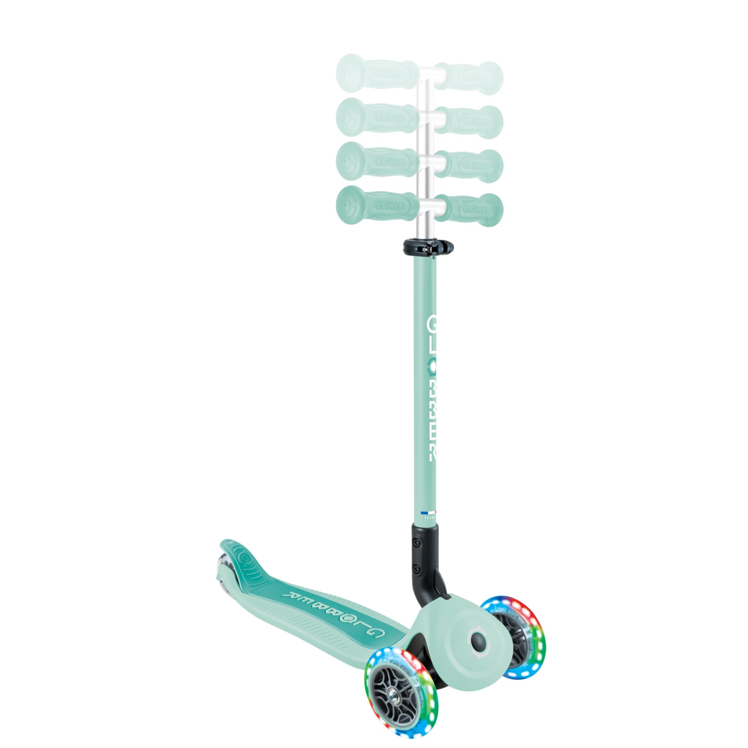 Patinete Go Up Active luces Menta Globber 9
