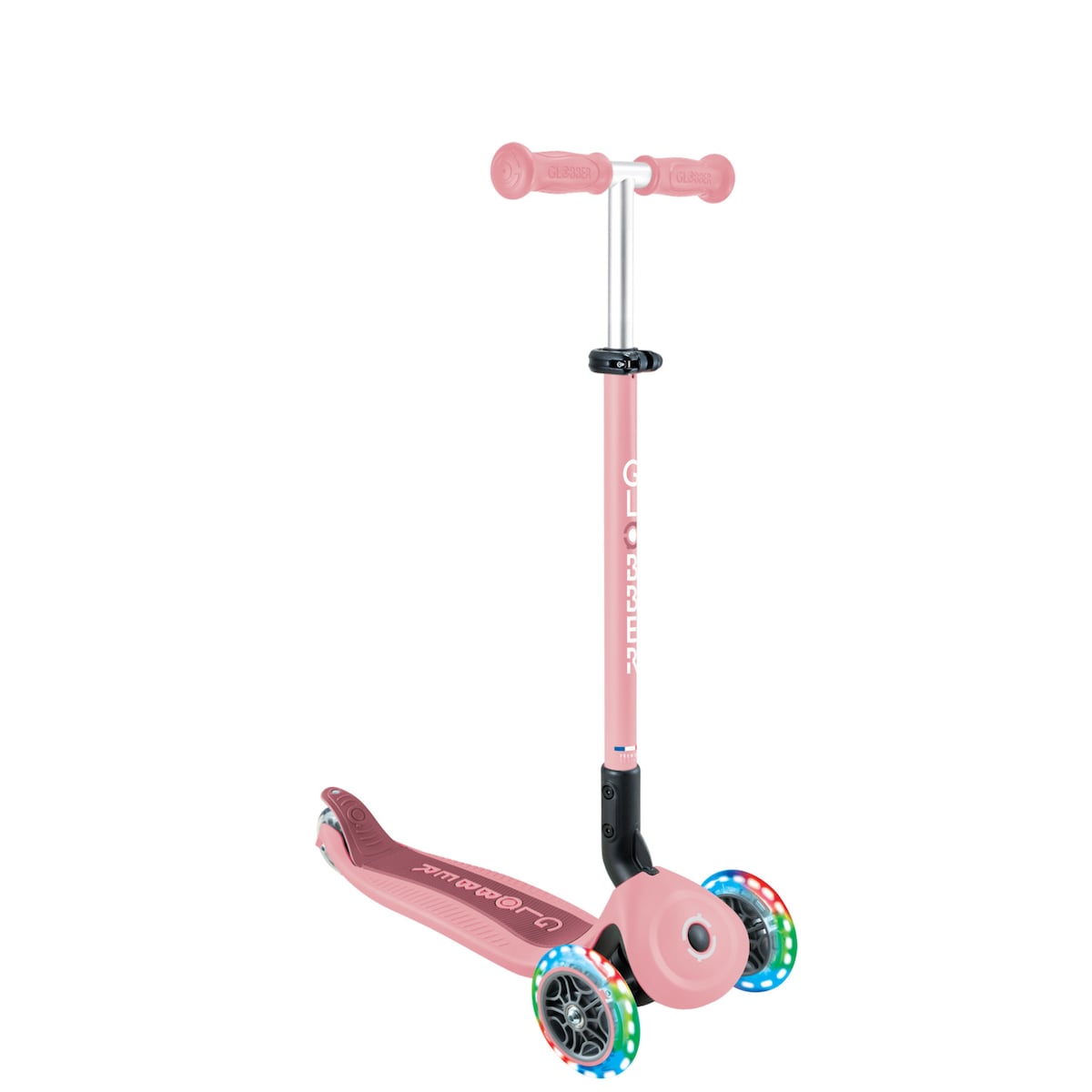 Patinete Go Up Active luces Rosa Pastel Globber 3