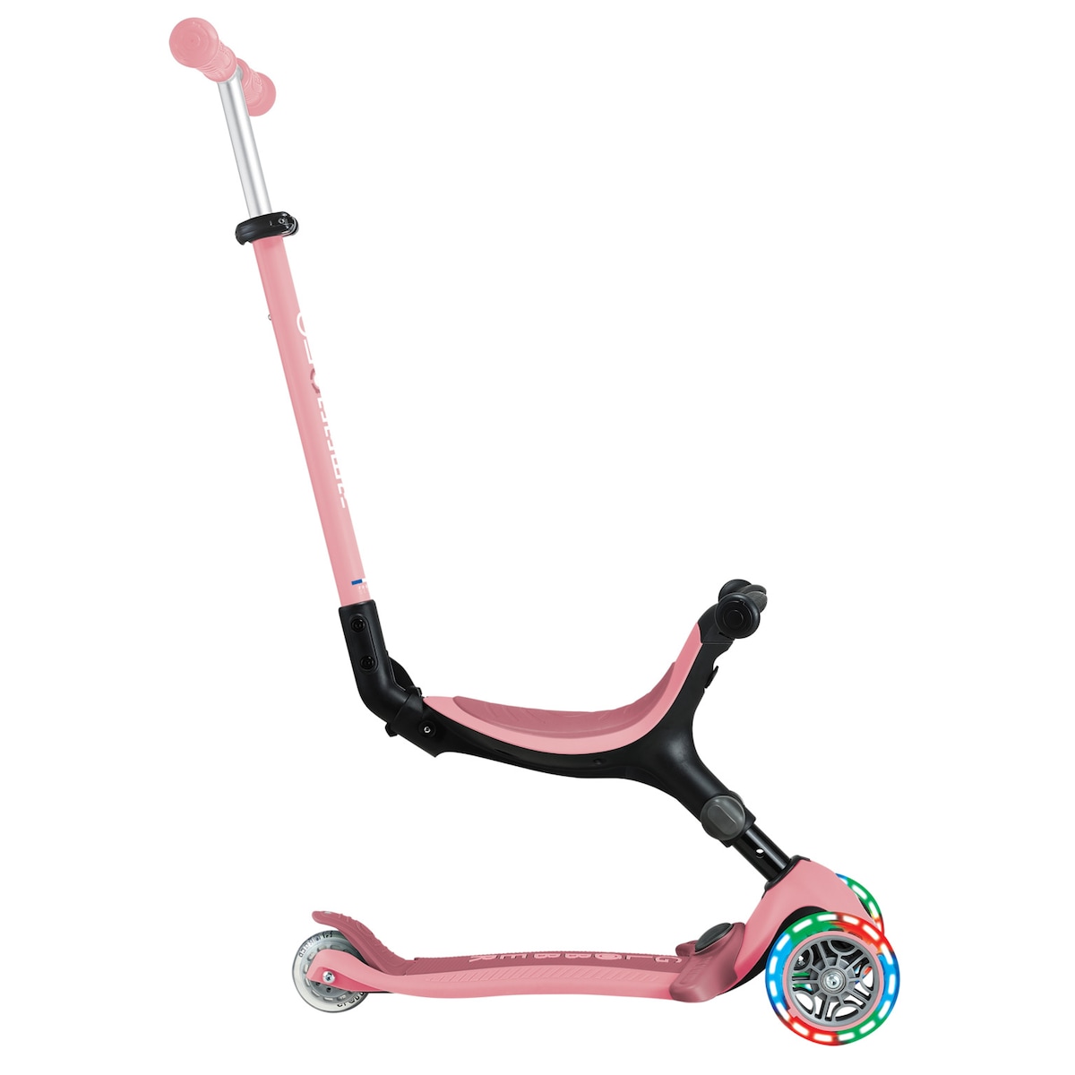 Patinete Go Up Active luces Rosa Pastel Globber 8