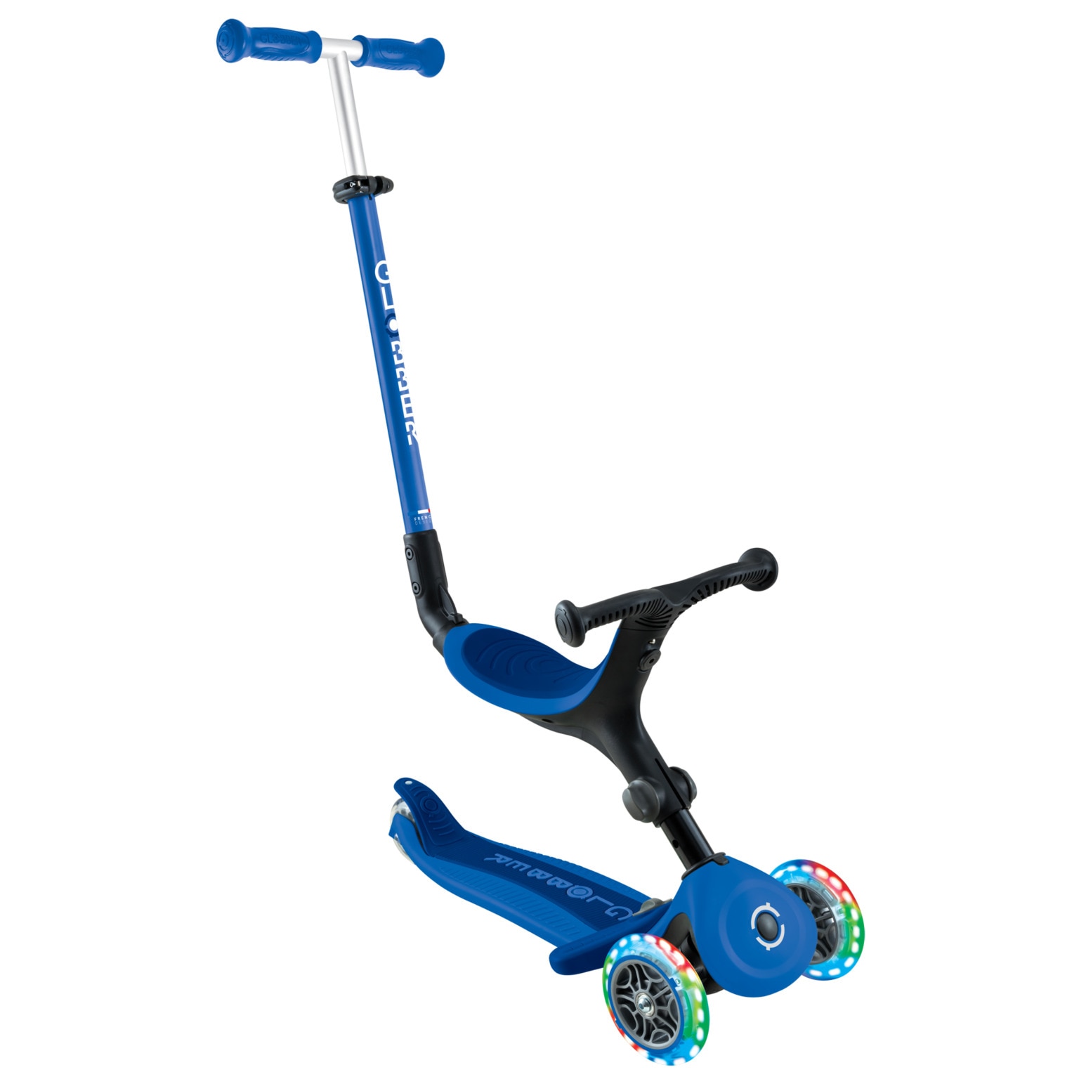 Patinete Go Up Active luces Azul Globber 2