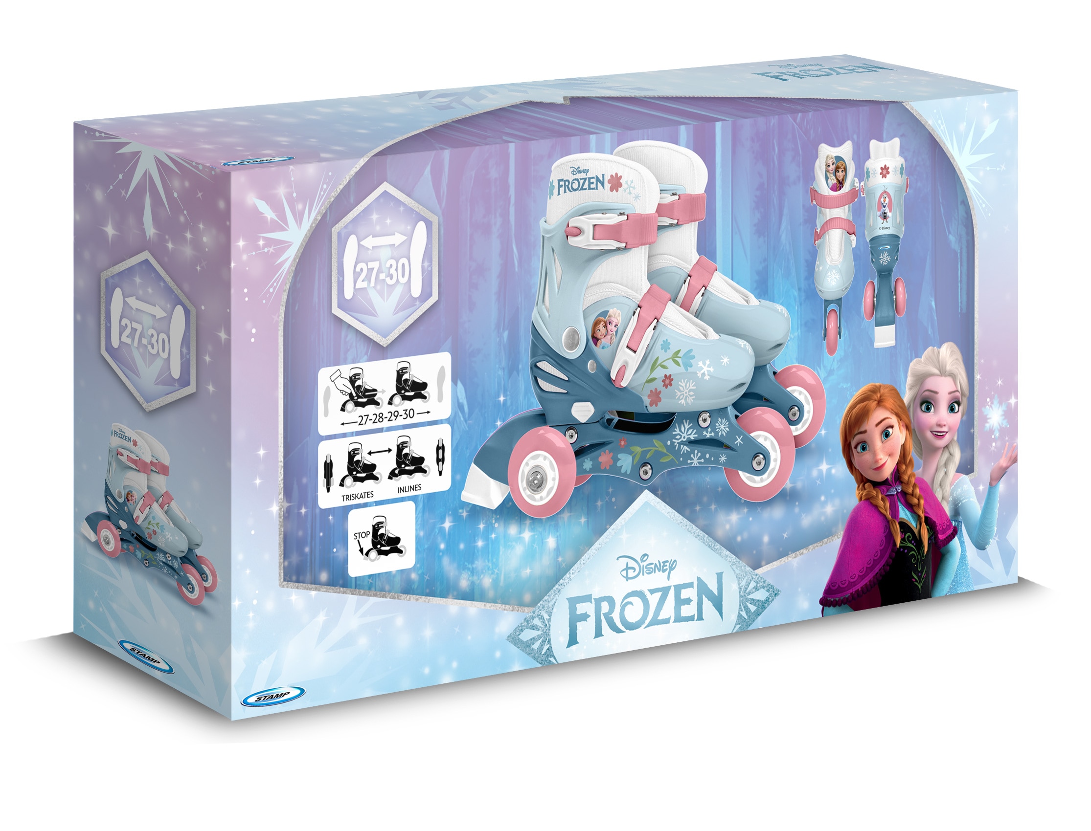 Patines 2 en 1 Frozen Stamp 4