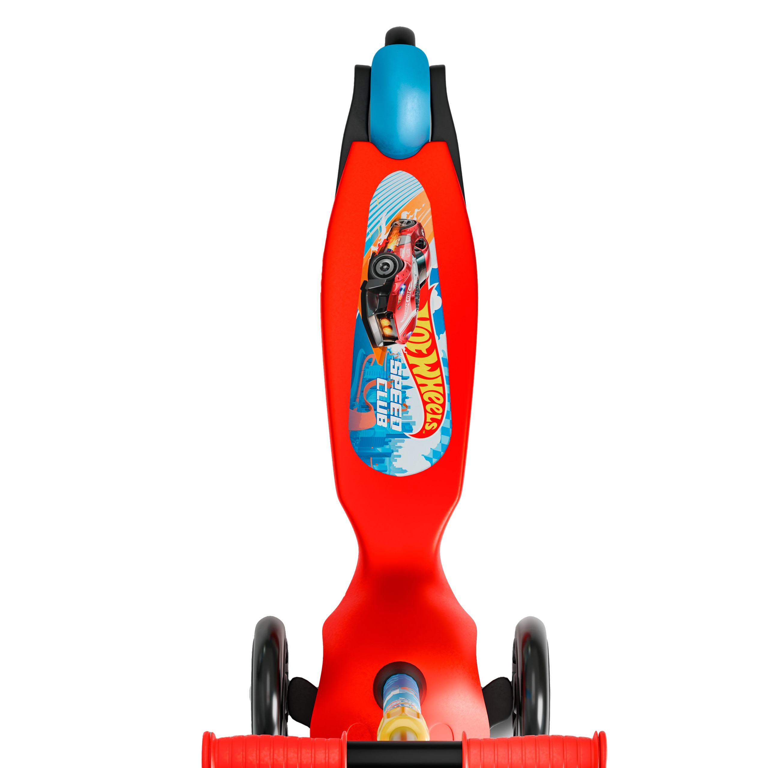 Patinete 3 Ruedas Con Luces Led Hot Wheels Deqube 2