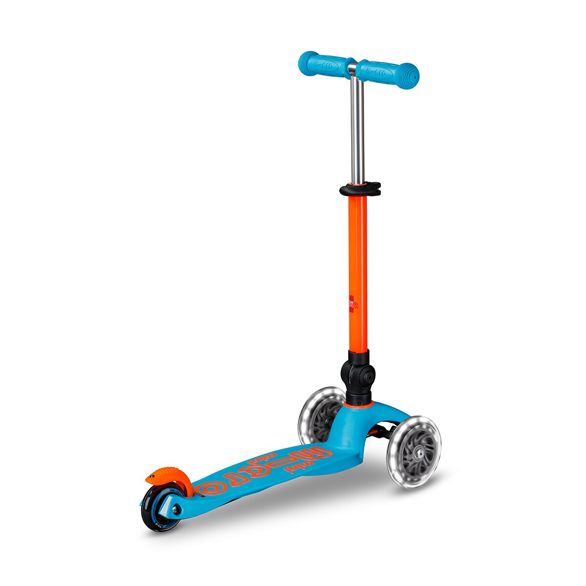 Patinete Mini Deluxe Foldable Neon LED Sunset Orange Micro 2
