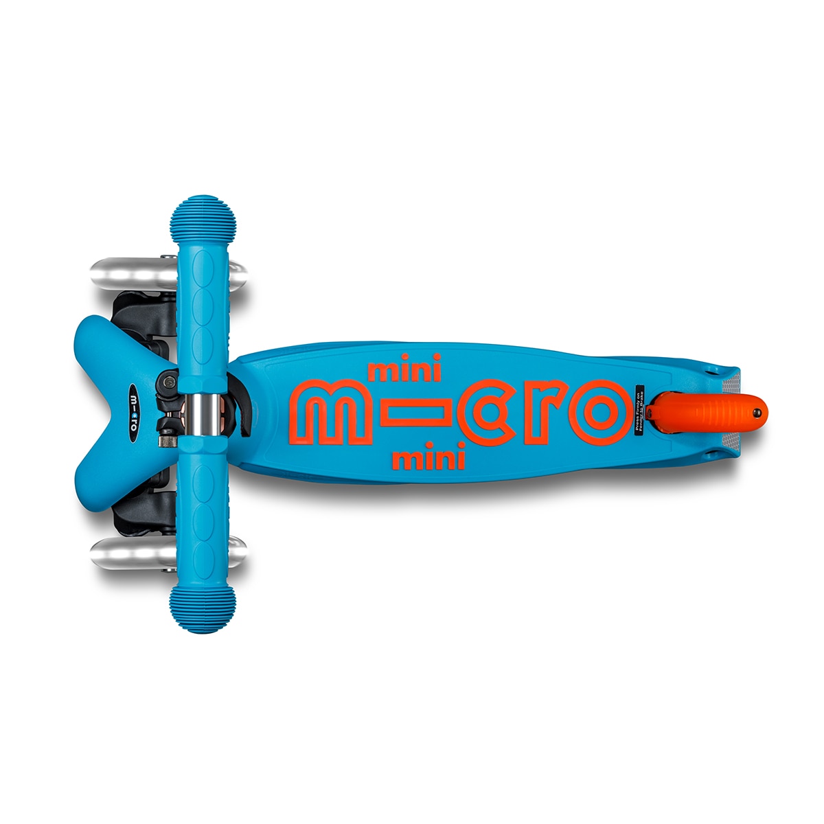 Patinete Mini Deluxe Foldable Neon LED Sunset Orange Micro 4