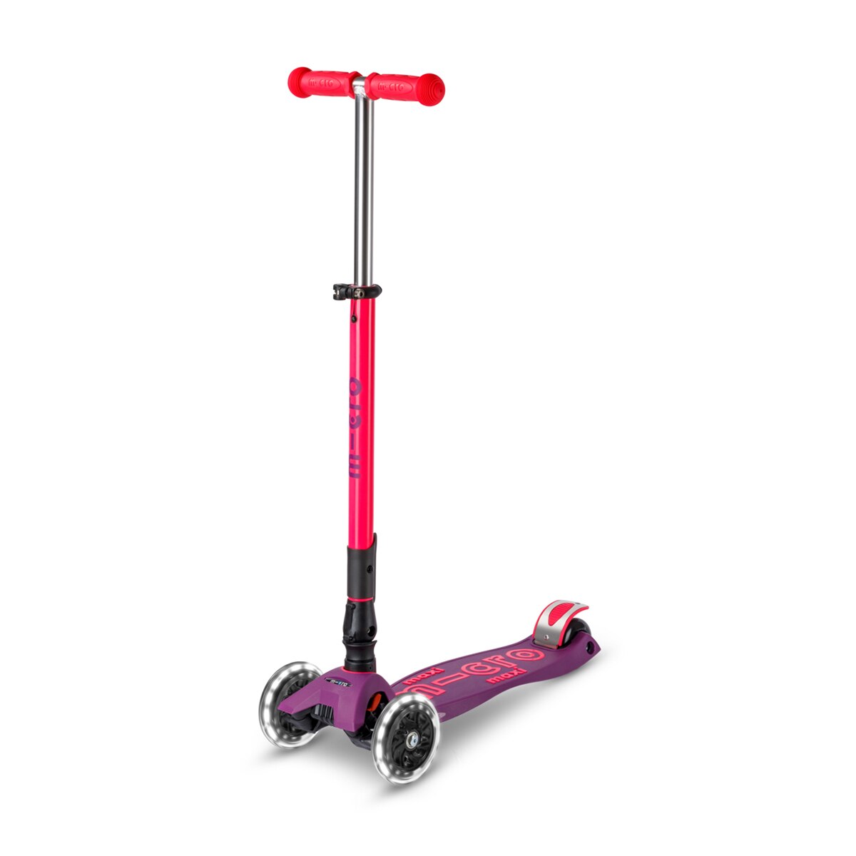 Imagen 0 de Patinete Maxi Deluxe Foldable Neon LED Ultra Pink Micro