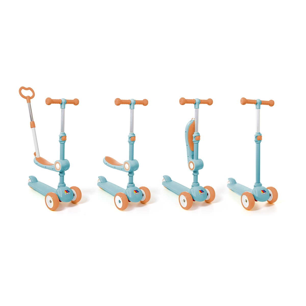 Patinete 3 en 1 plegable Moltó 9