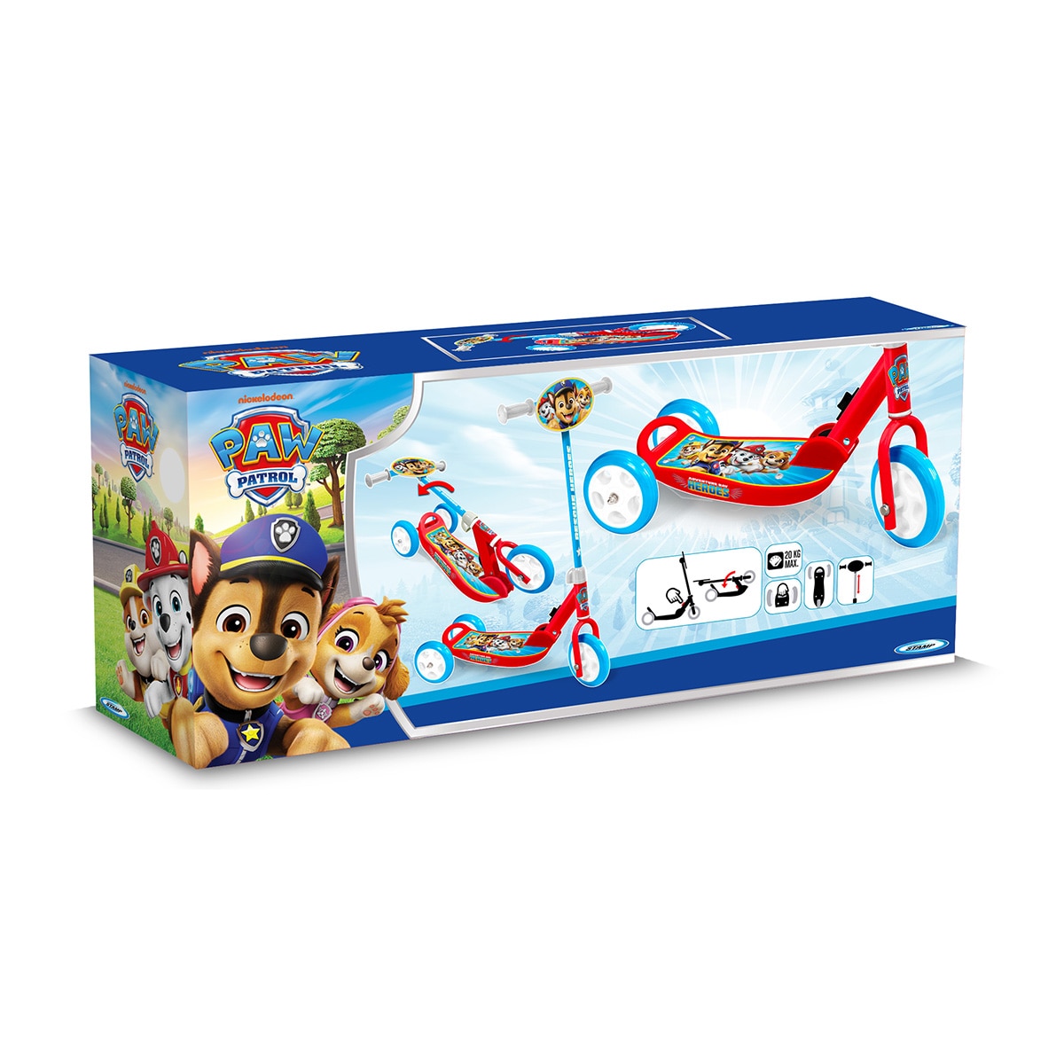 Patinete Paw Patrol 3 Ruedas Plegable Stamp 5