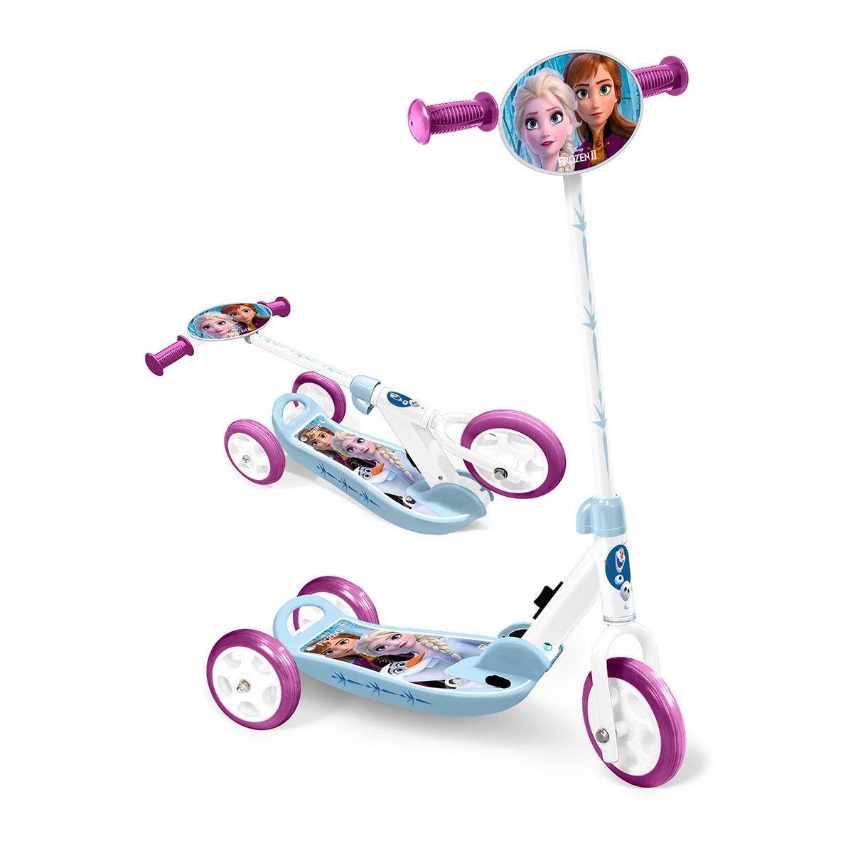 Imagen 0 de Patinete Frozen 3 Ruedas Plegable Stamp