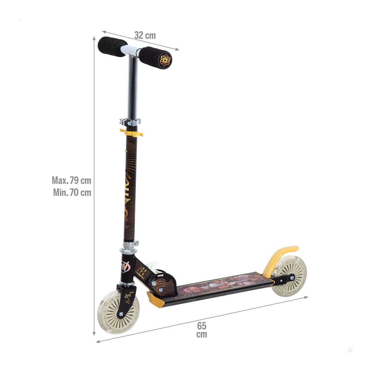 Patinete de 2 ruedas Demon Hunters Exclusivo con ruedas con luz Led Kpop Colorbaby 4