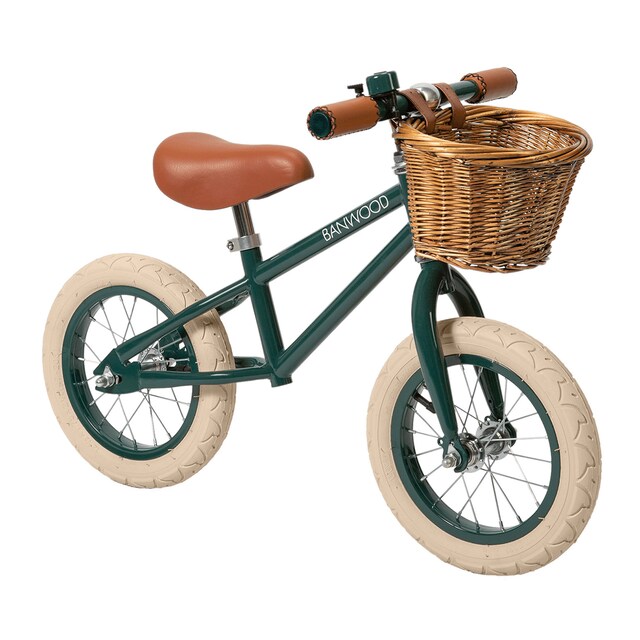 Banwood – Bicicleta sin Pedales First Go Verde Oscuro Banwood.