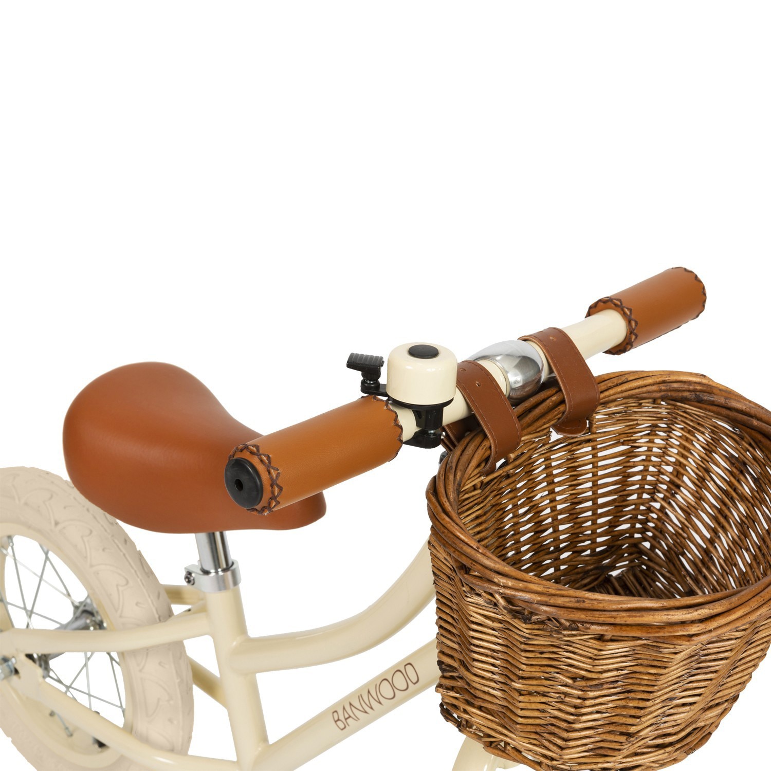 Bicicleta sem pedais First Go Creme 3