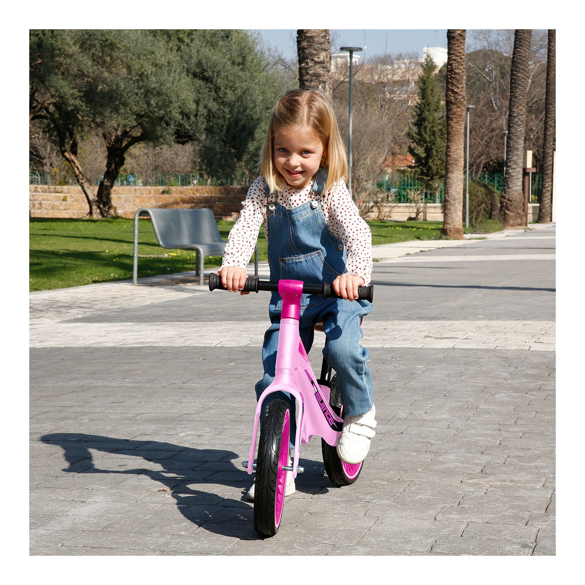 Bicicleta Balance Bike Rosa Feber 6