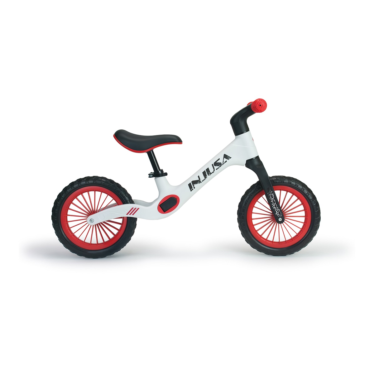 Bicicleta Infantil sin Pedales Blanca Balance Bike Kiddy Sport Injusa 2