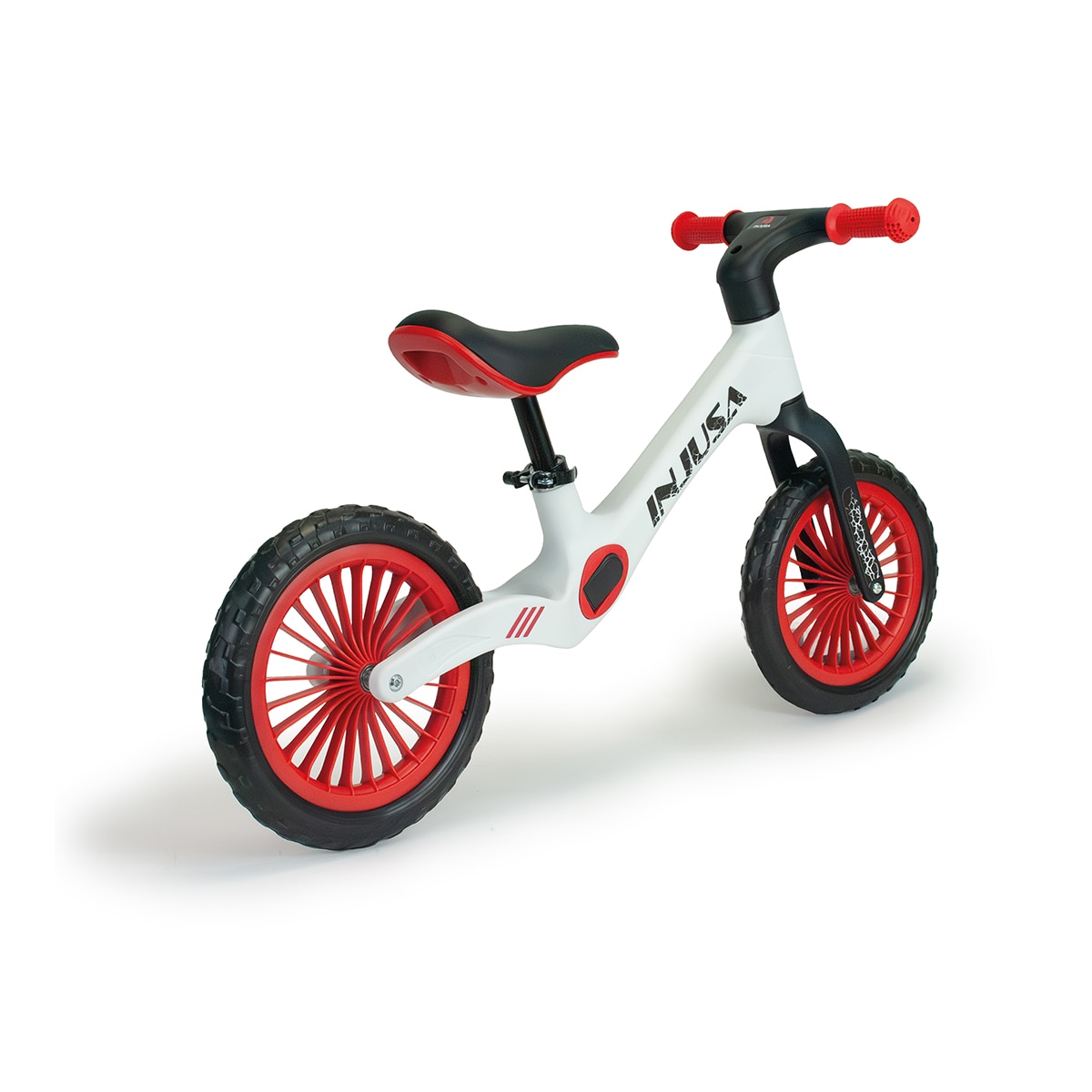 Bicicleta Infantil sin Pedales Blanca Balance Bike Kiddy Sport Injusa 6