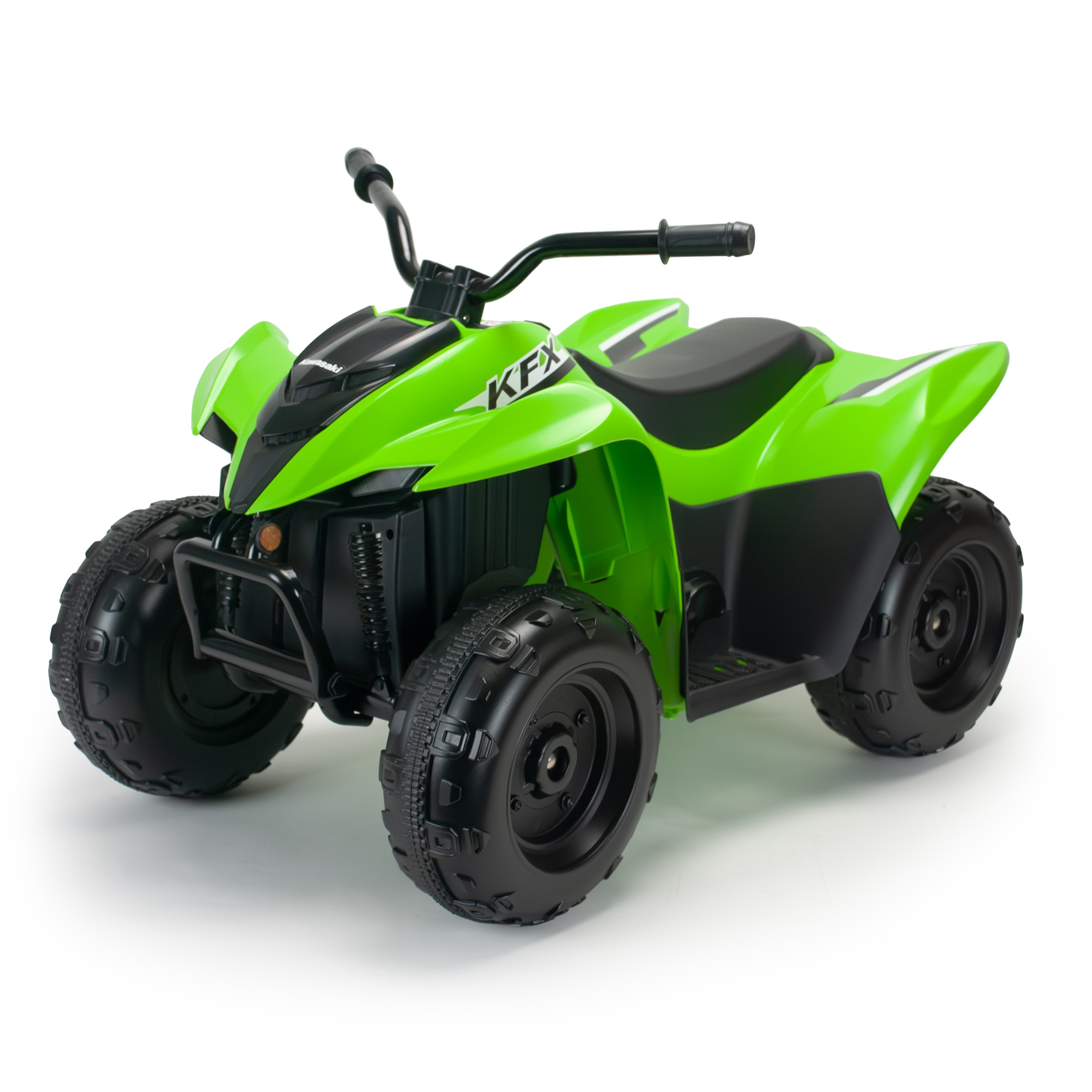 Vehículo batería Quad Kawasaki KFX 90 12V, Injusa Verde / Negro-2
