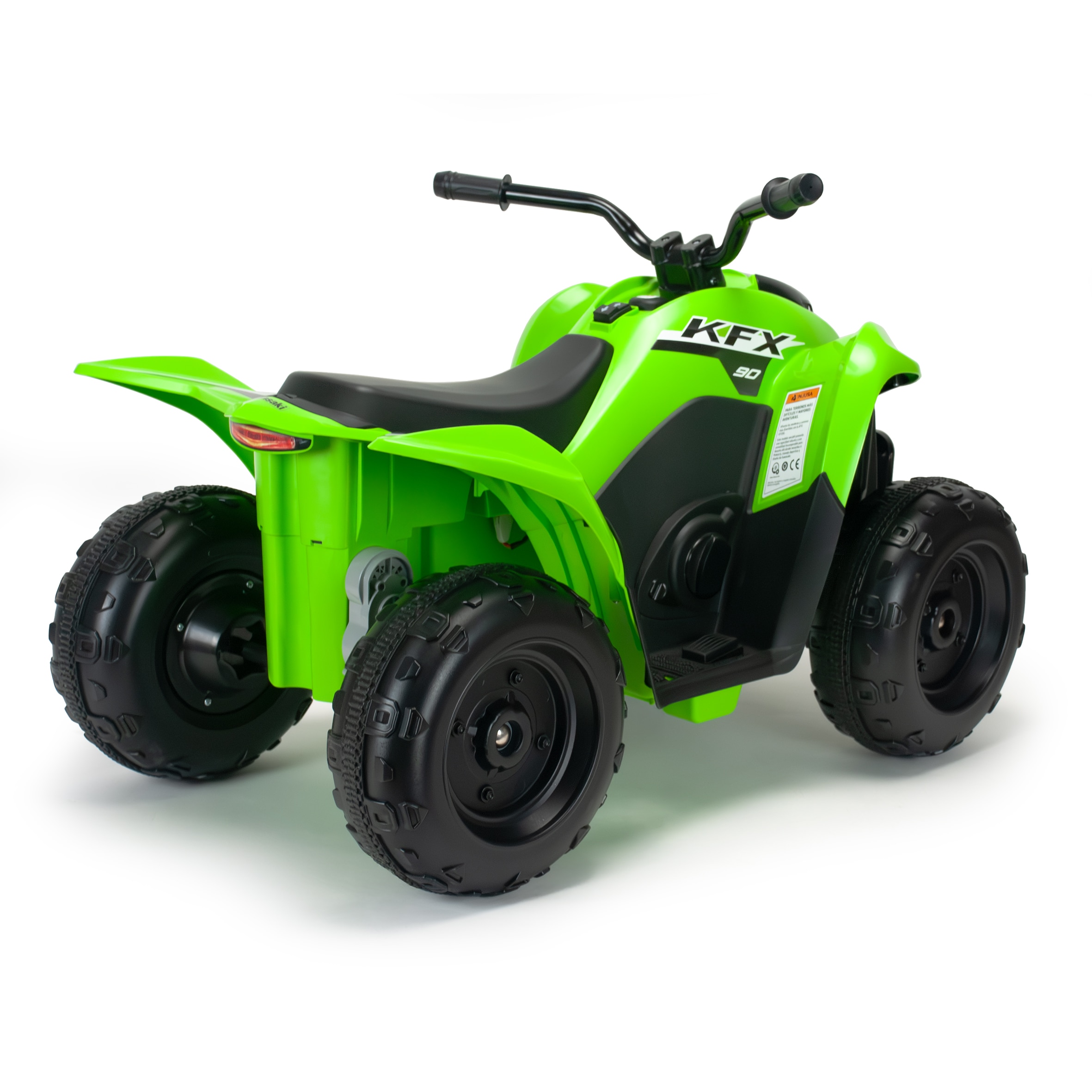 Vehículo batería Quad Kawasaki KFX 90 12V, Injusa Verde / Negro-5