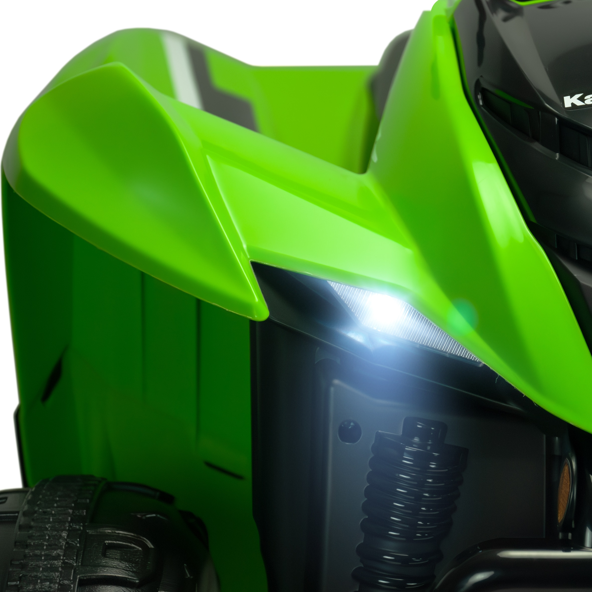 Vehículo batería Quad Kawasaki KFX 90 12V, Injusa Verde / Negro-8