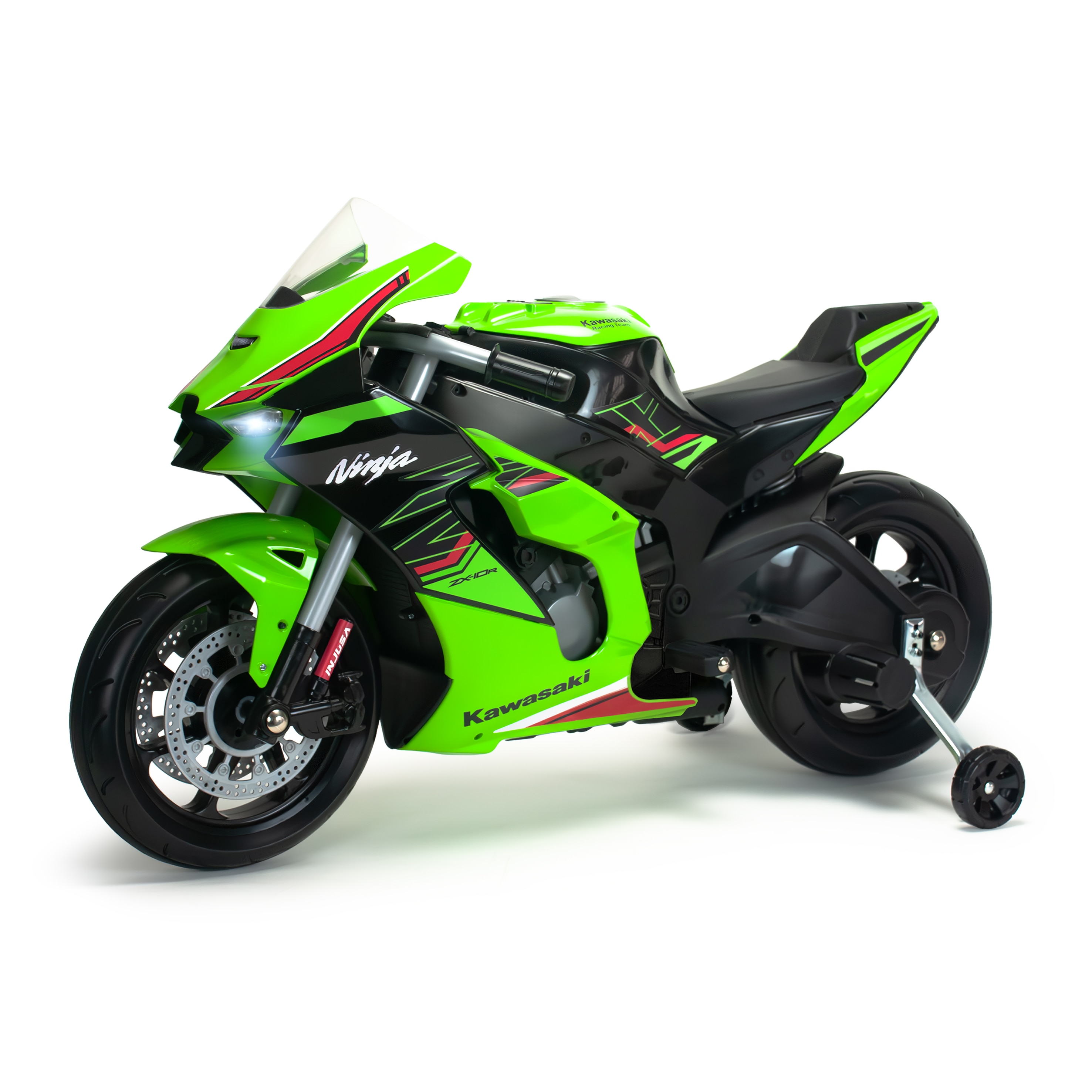 Vehículo batería Moto Kawasaki Ninja 12V, Injusa Verde / Negro-6