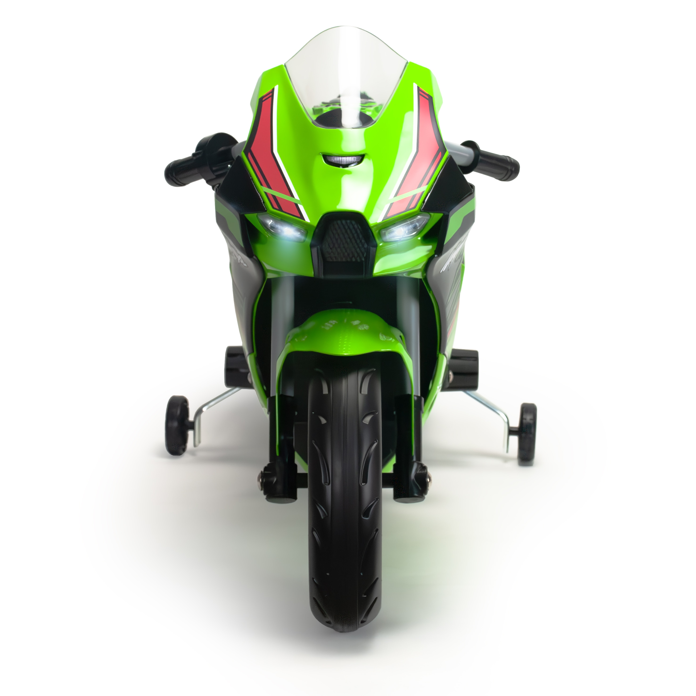 Vehículo batería Moto Kawasaki Ninja 12V, Injusa Verde / Negro-7