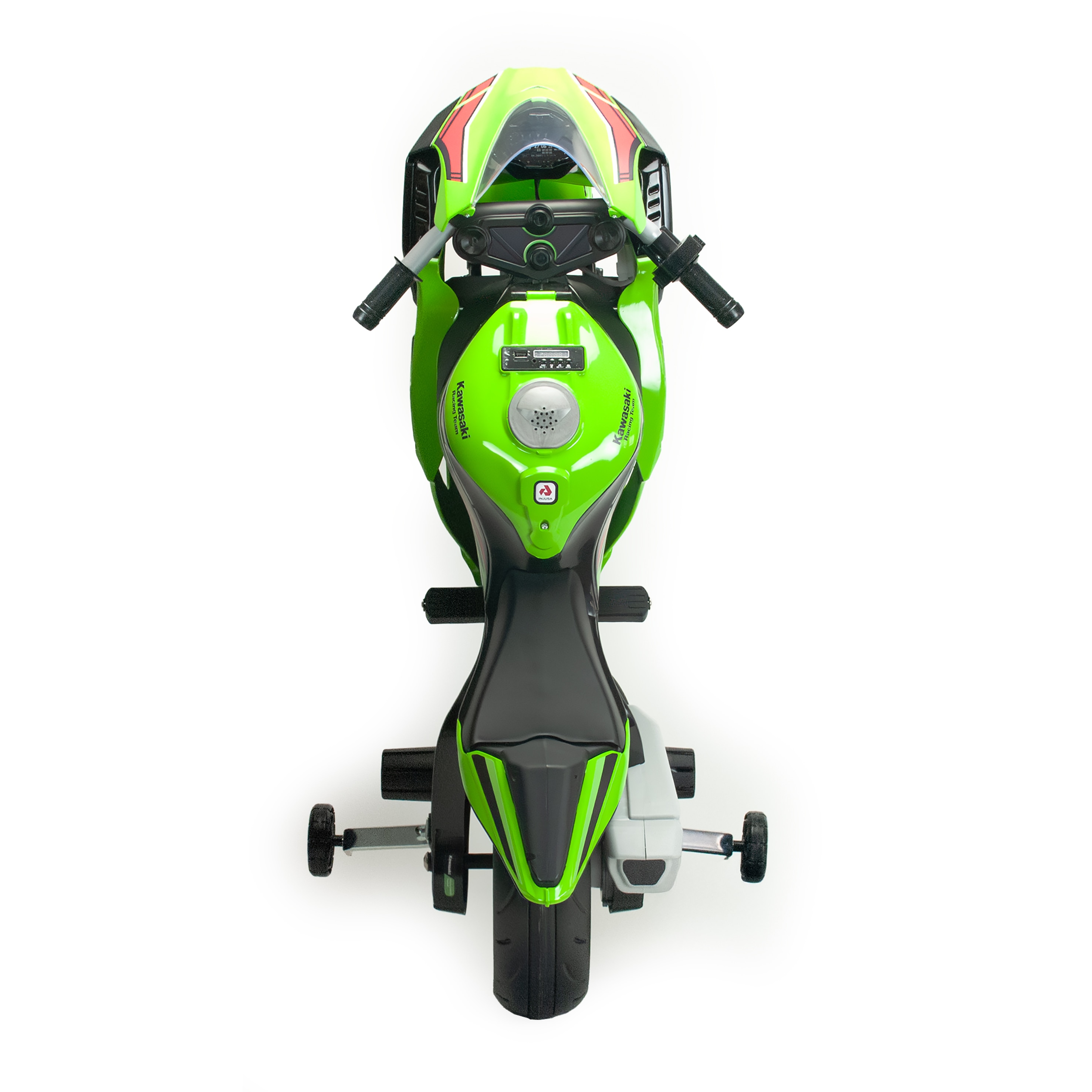 Vehículo batería Moto Kawasaki Ninja 12V, Injusa Verde / Negro-8