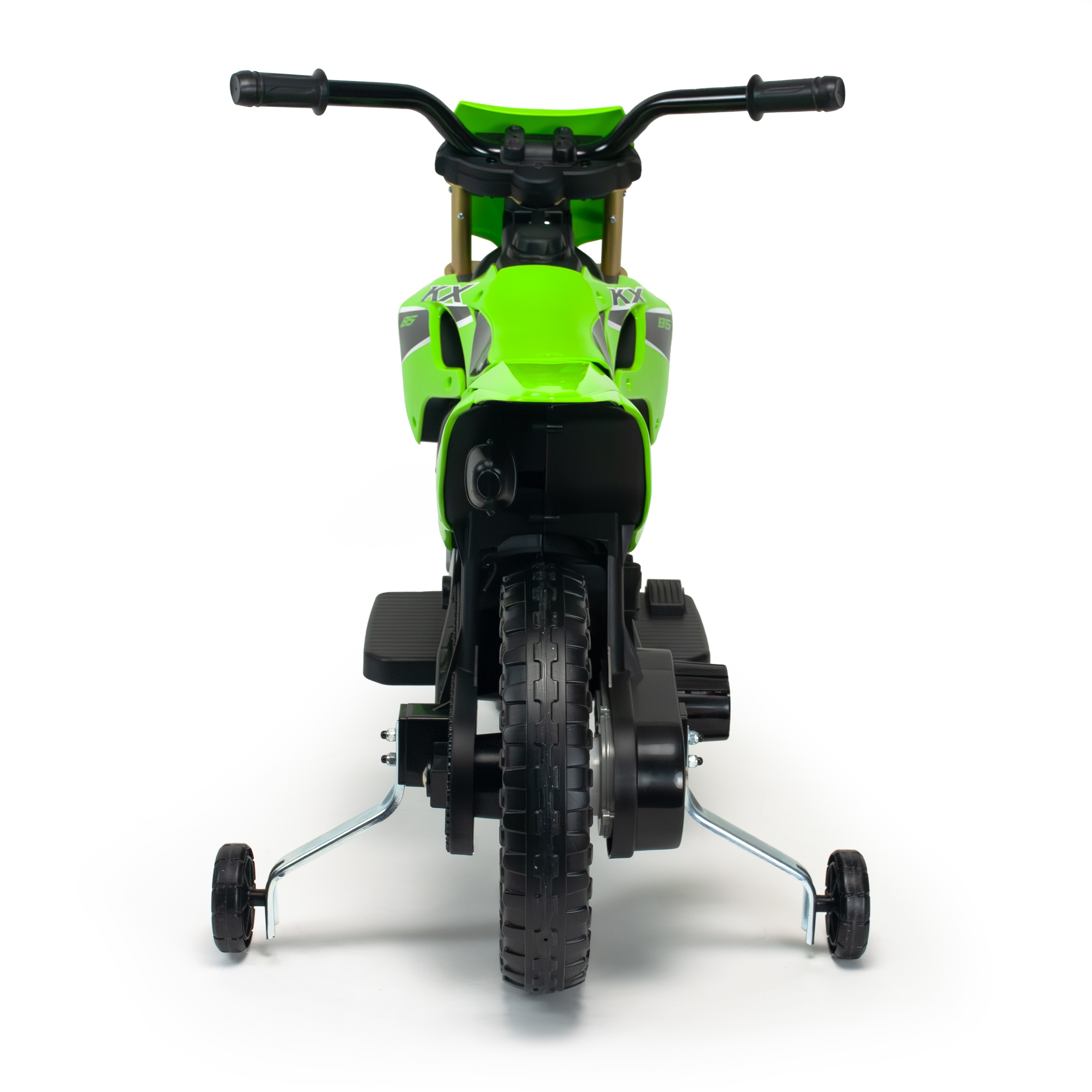 Vehículo batería Moto Cross Kawasaki KX 85 II 12V, Injusa Verde / Negro-8