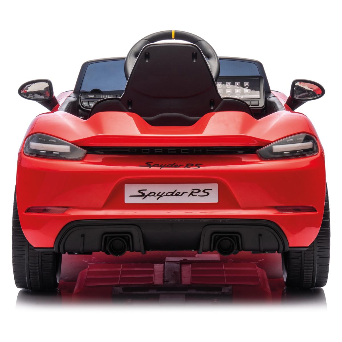 Coche Eléctrico radiocontrol infantil Porsche Spyder 12V Litio Injusa 6